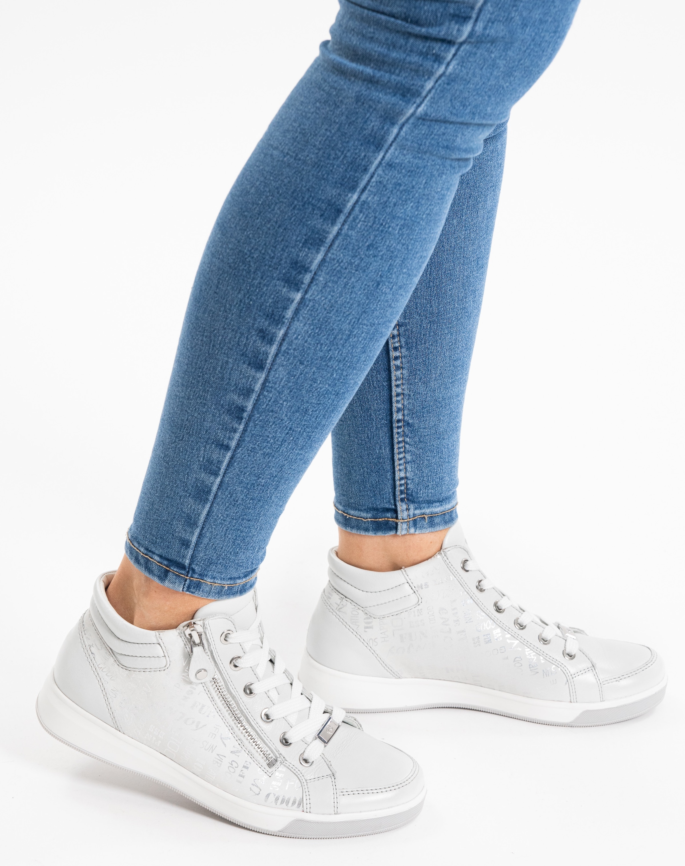 Ara Sneaker »ROM«, High Top Sneaker, Schnürboots mit Reißverschluss