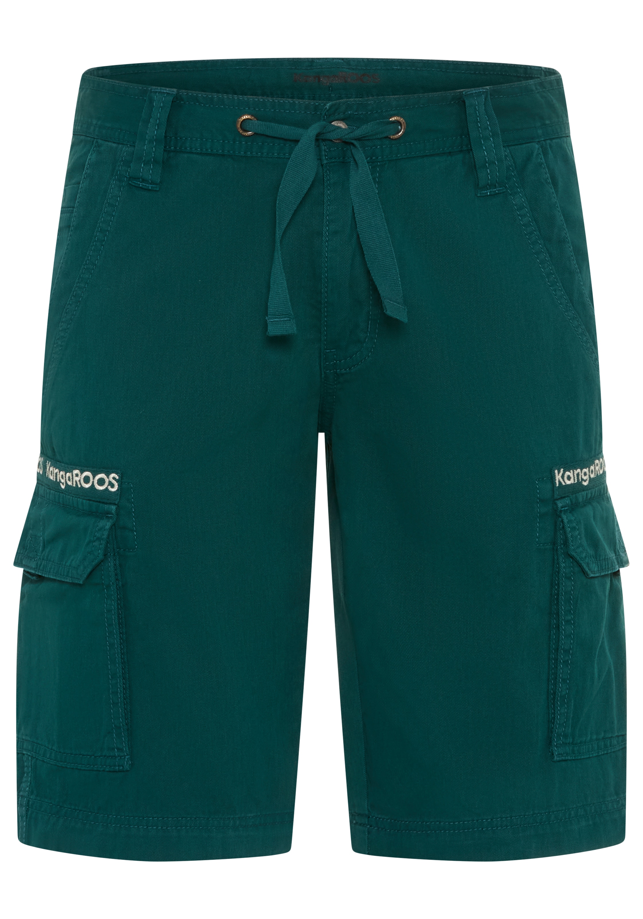 KangaROOS Cargoshorts  gerade geschnitten, mit Bindeband am Beinabschluss und Bund