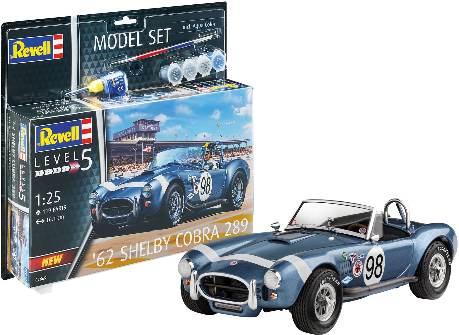 Revell® Modellbausatz »'62 Shelby Cobra 289«, 1:25