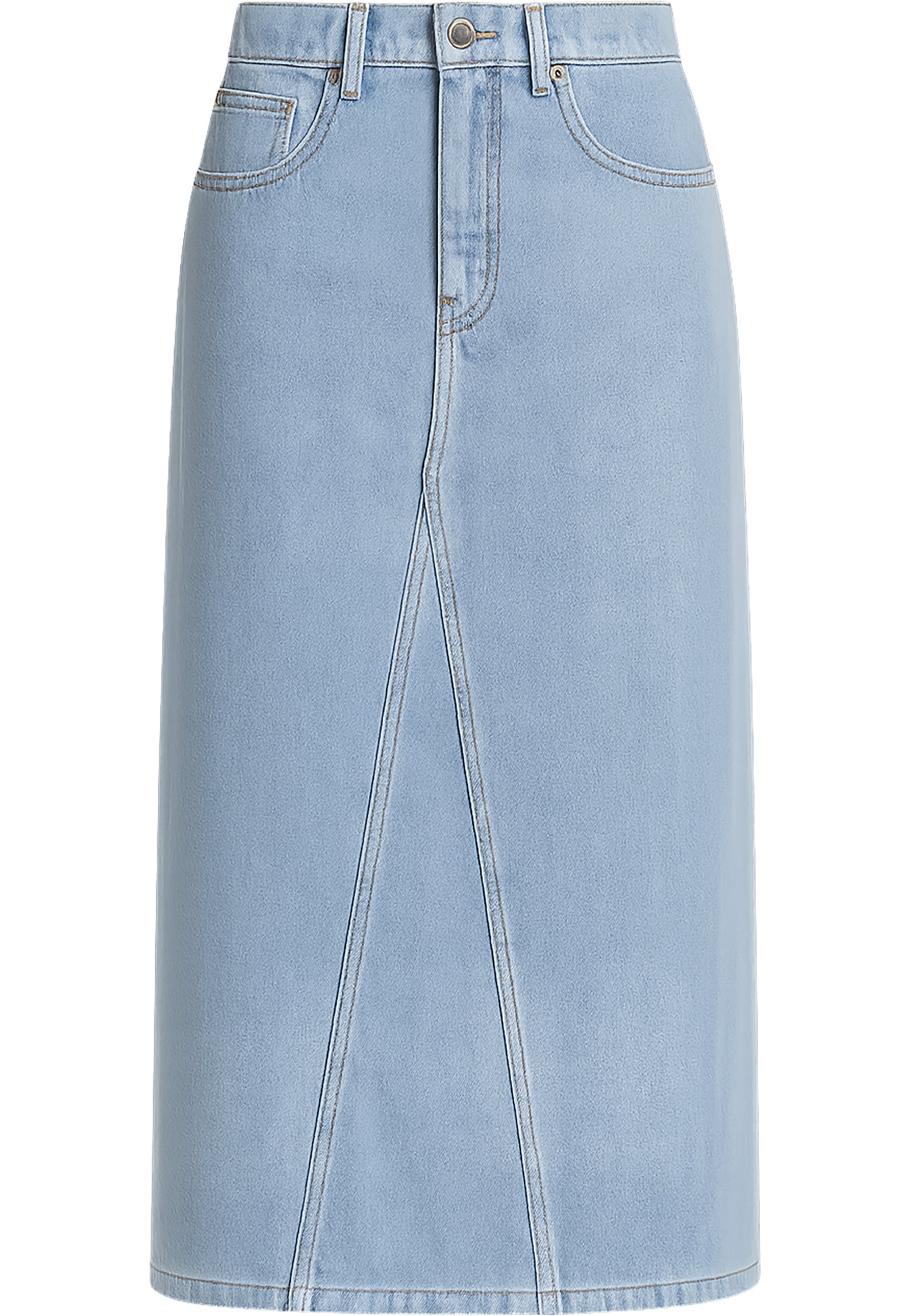 URBAN CLASSICS Sommerrock "Urban Classics Ladies Soft Denim Midi Skirt" 1 S günstig online kaufen
