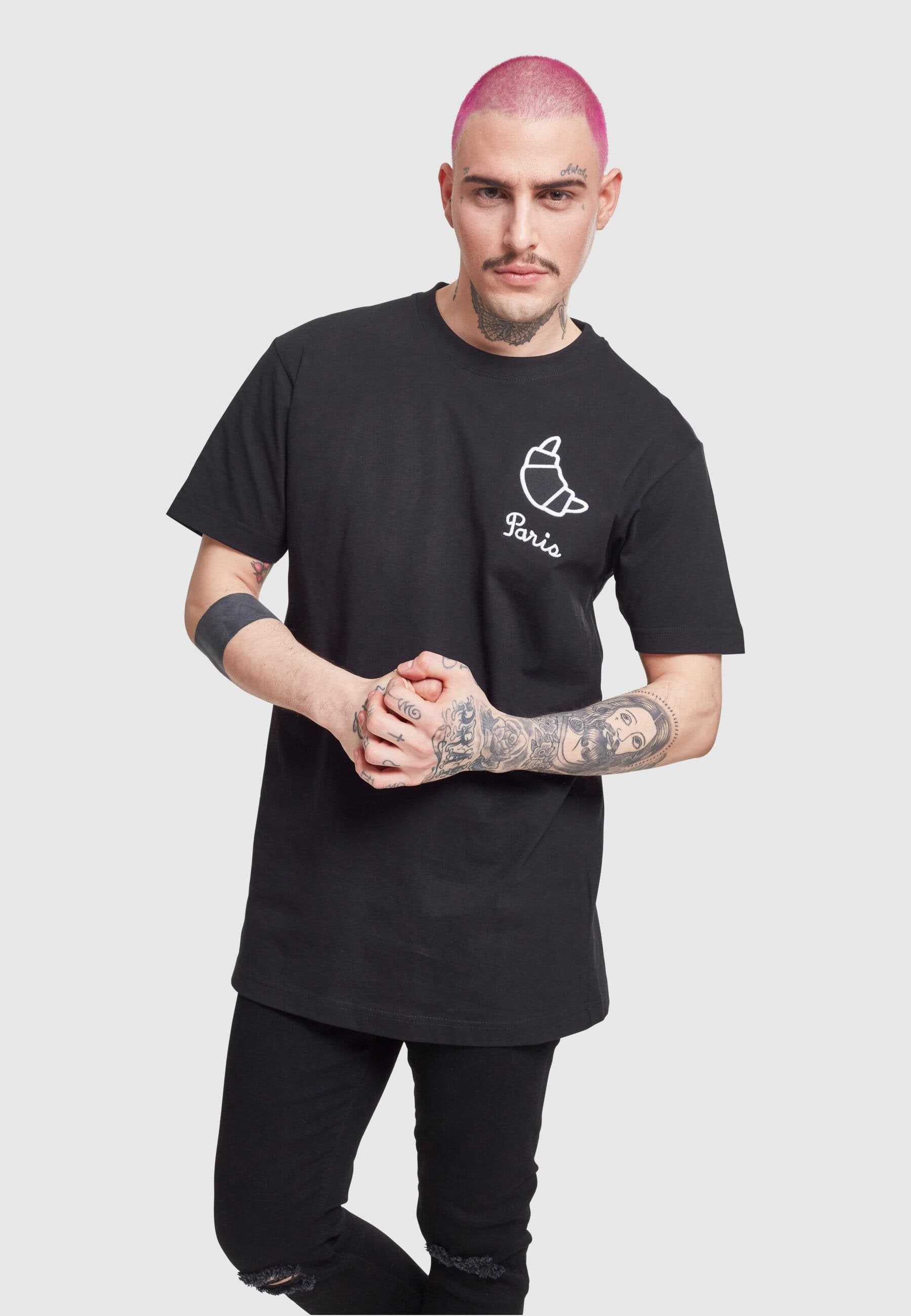 MisterTee T-Shirt »MisterTee Herren Paris Tee«, (1 tlg.)