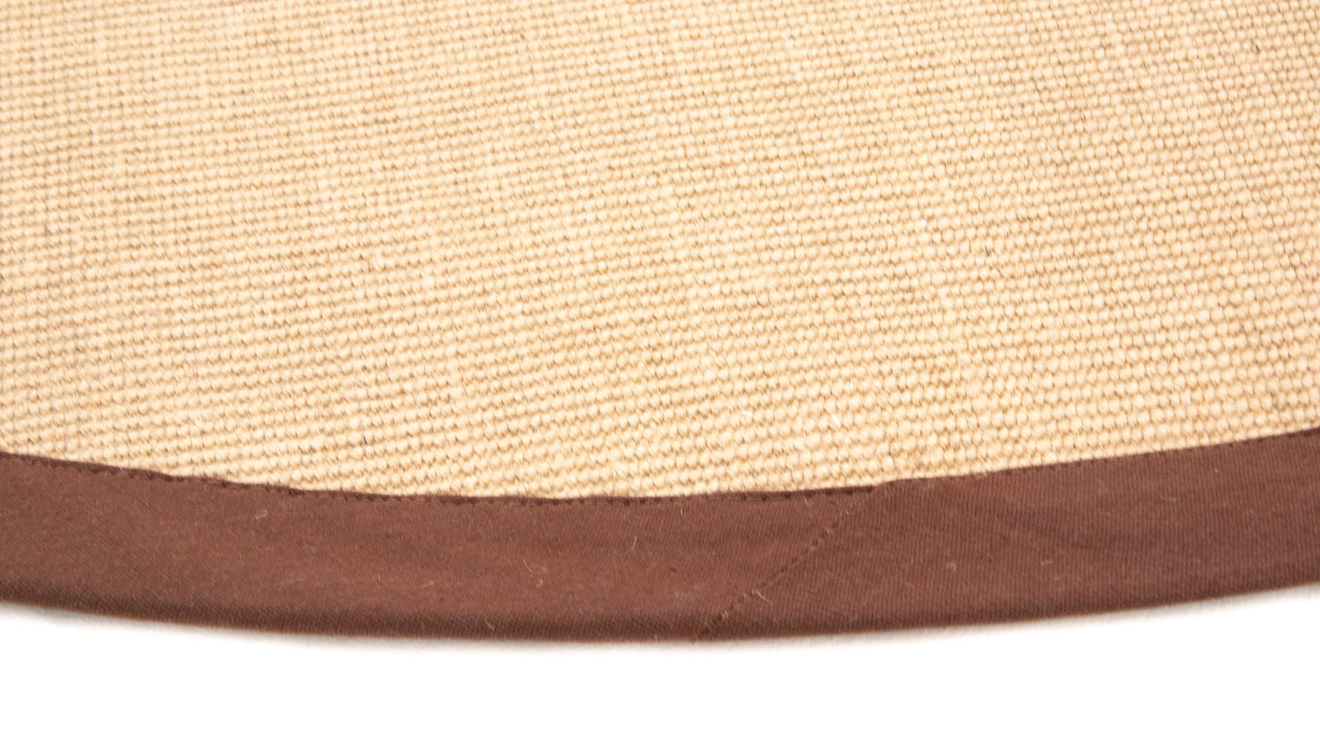 carpetfine Sisalteppich Rückseite farbiger mit Bordüre, auf rund, Anti-Rutsch Rechnung »Sisal«, | BAUR