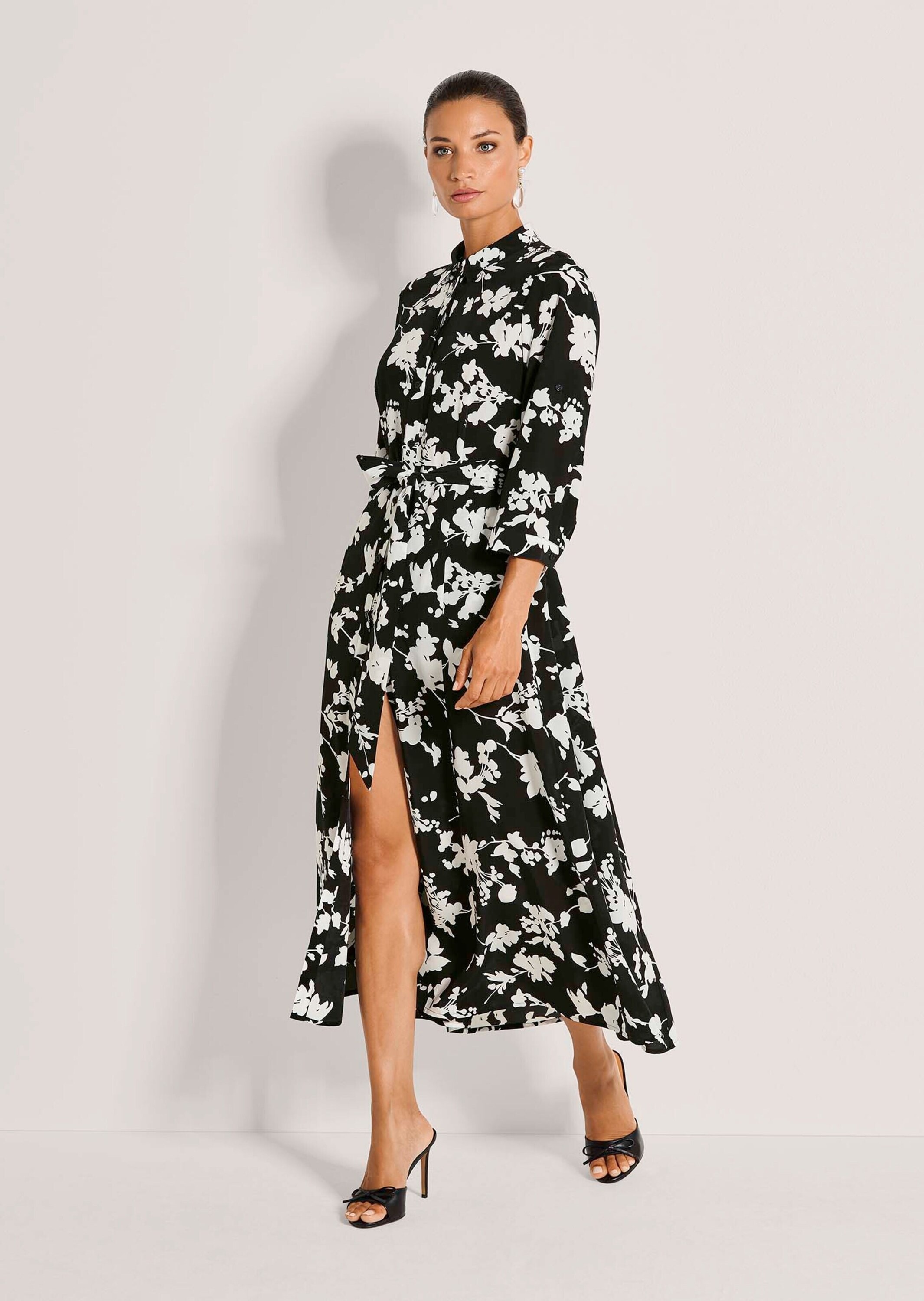 MADELEINE Midikleid »Kleid Langes Druckkleid«