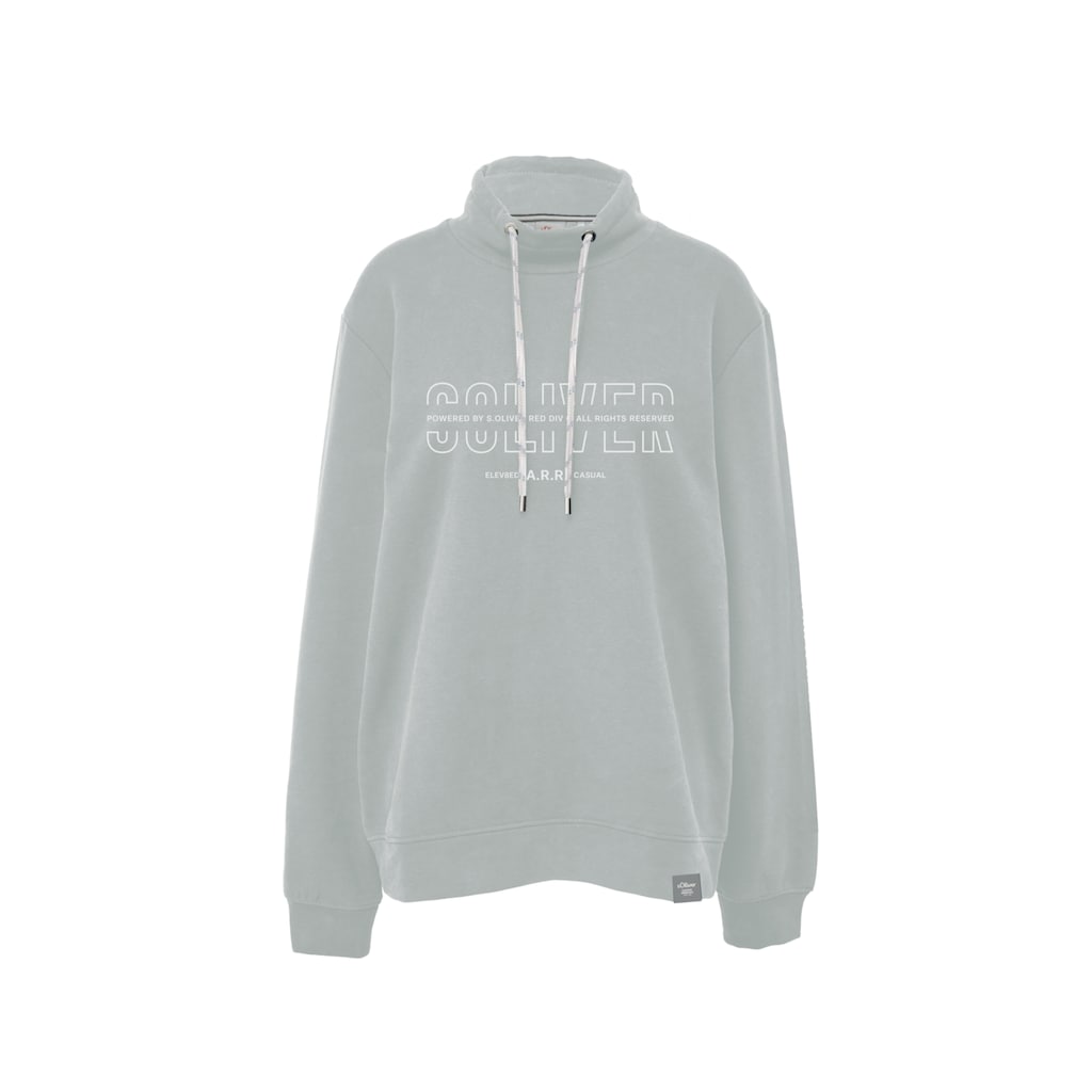 s.Oliver Sweatshirt, mit Frontprintlogo