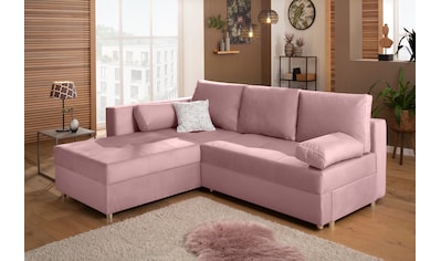 Rosa Ecksofas online kaufen ▷ Rosé & Altrosa | BAUR