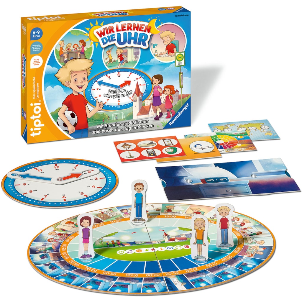 Ravensburger Spiel »tiptoi® Wir lernen die Uhr«