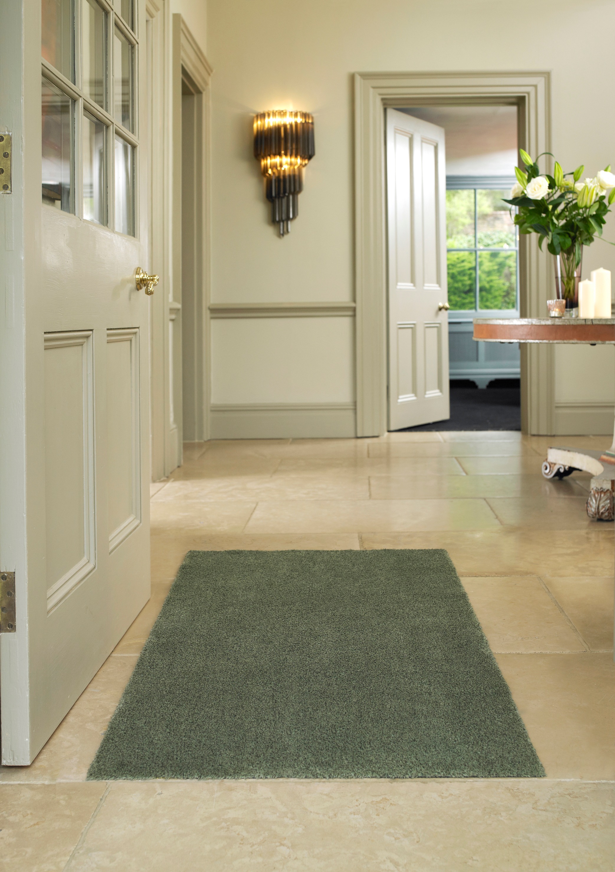 Turtle Mat Teppich "Sage Green" rechteckig 8 mm Höhe günstig online kaufen