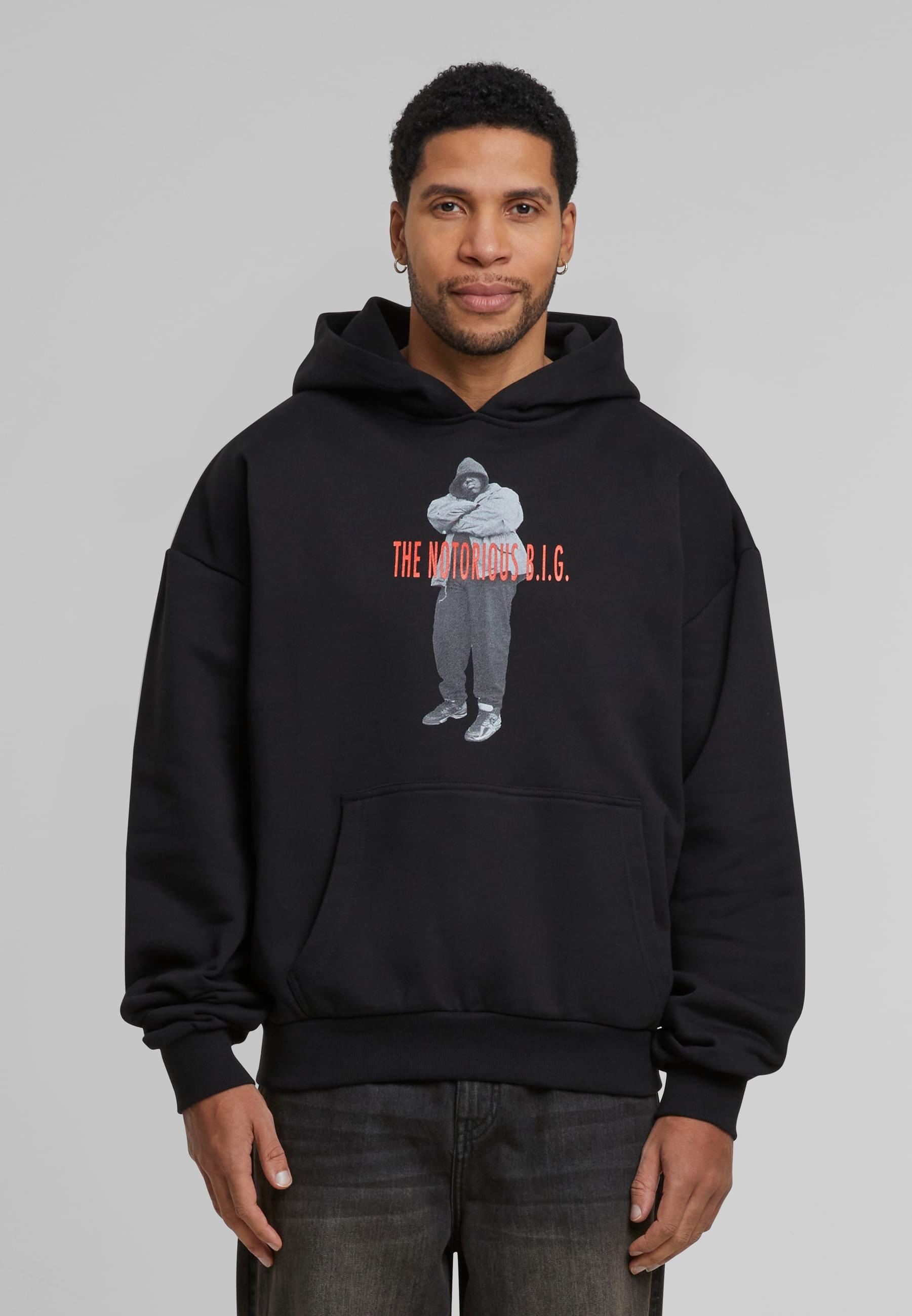 Upscale by Mister Tee Kapuzensweatshirt »Upscale by Mister Tee Herren Biggie Smalls Concrete Hoody«, (1 tlg.)