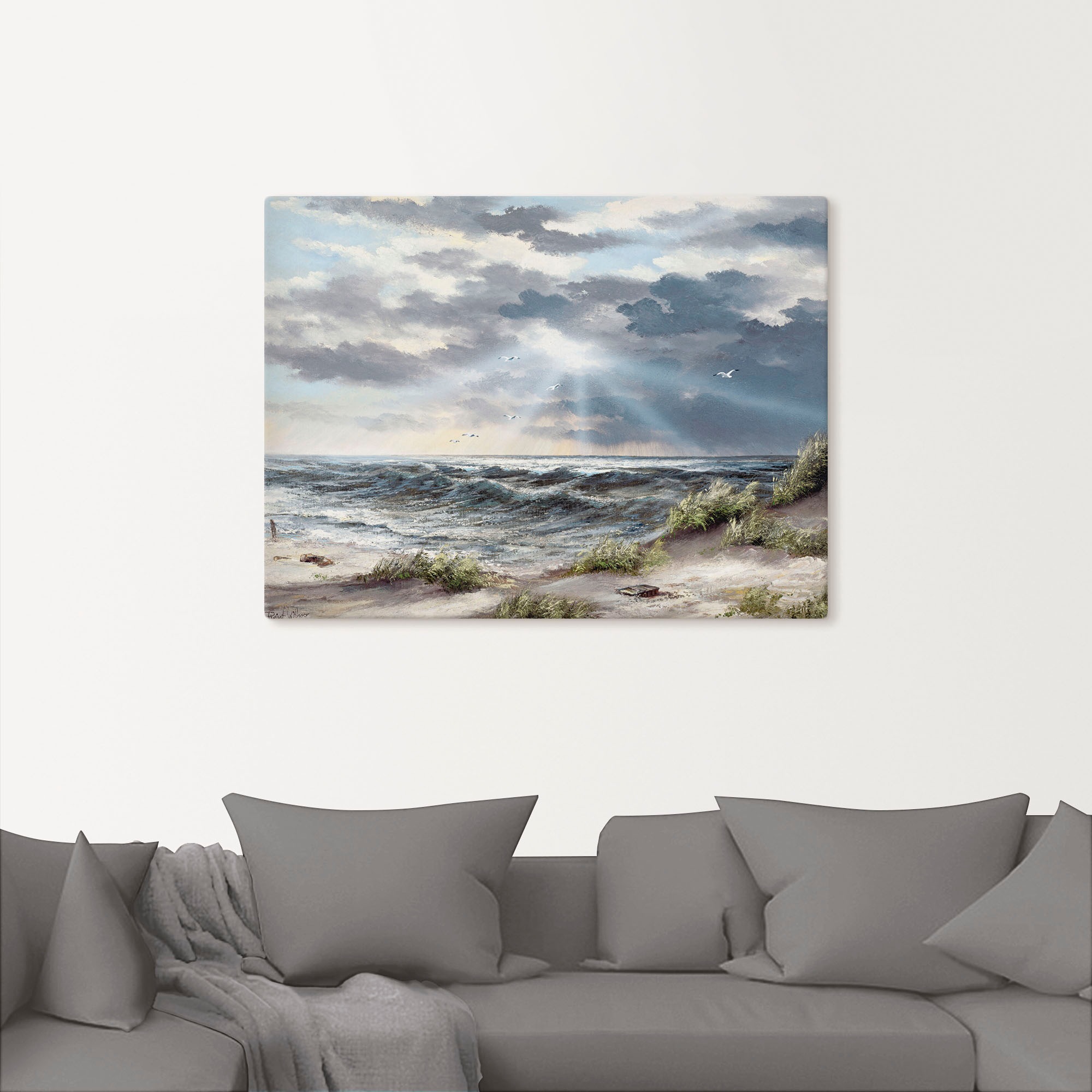 Artland Wandbild »Ungemessene Höhen« Gewässer 1 Stk. tlg. als Leinwandbild, Wandaufkleber in verschied. Größen