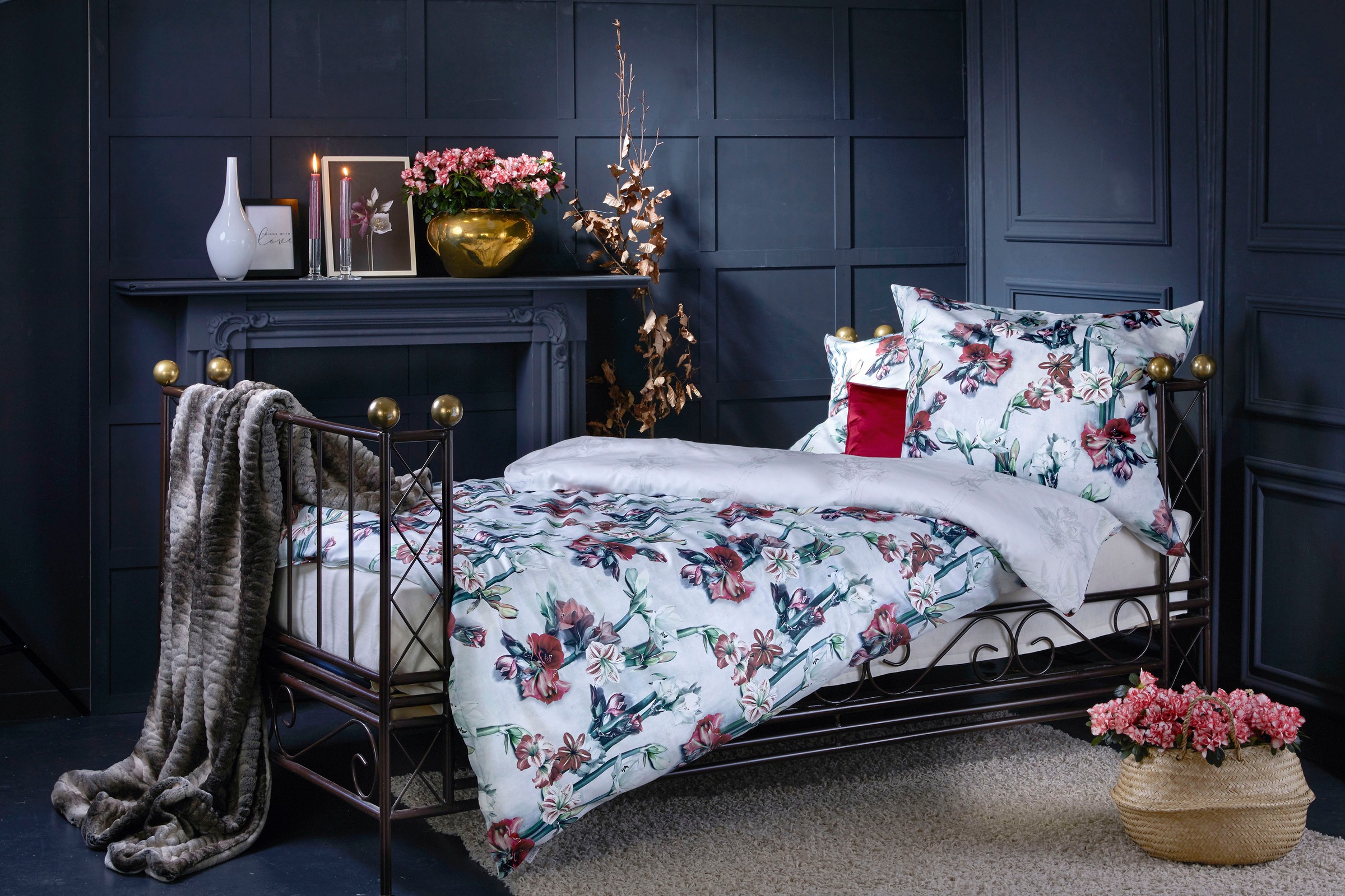 APELT Wendebettwäsche "Vivienne" 2 Stk. Design Bettwäsche mit Blütenallover günstig online kaufen