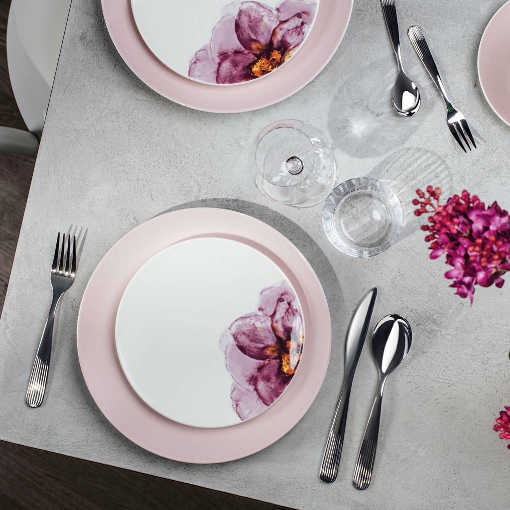 Villeroy & Boch Besteck-Set »Tafelbesteck Rose Garden 30er Set silber«