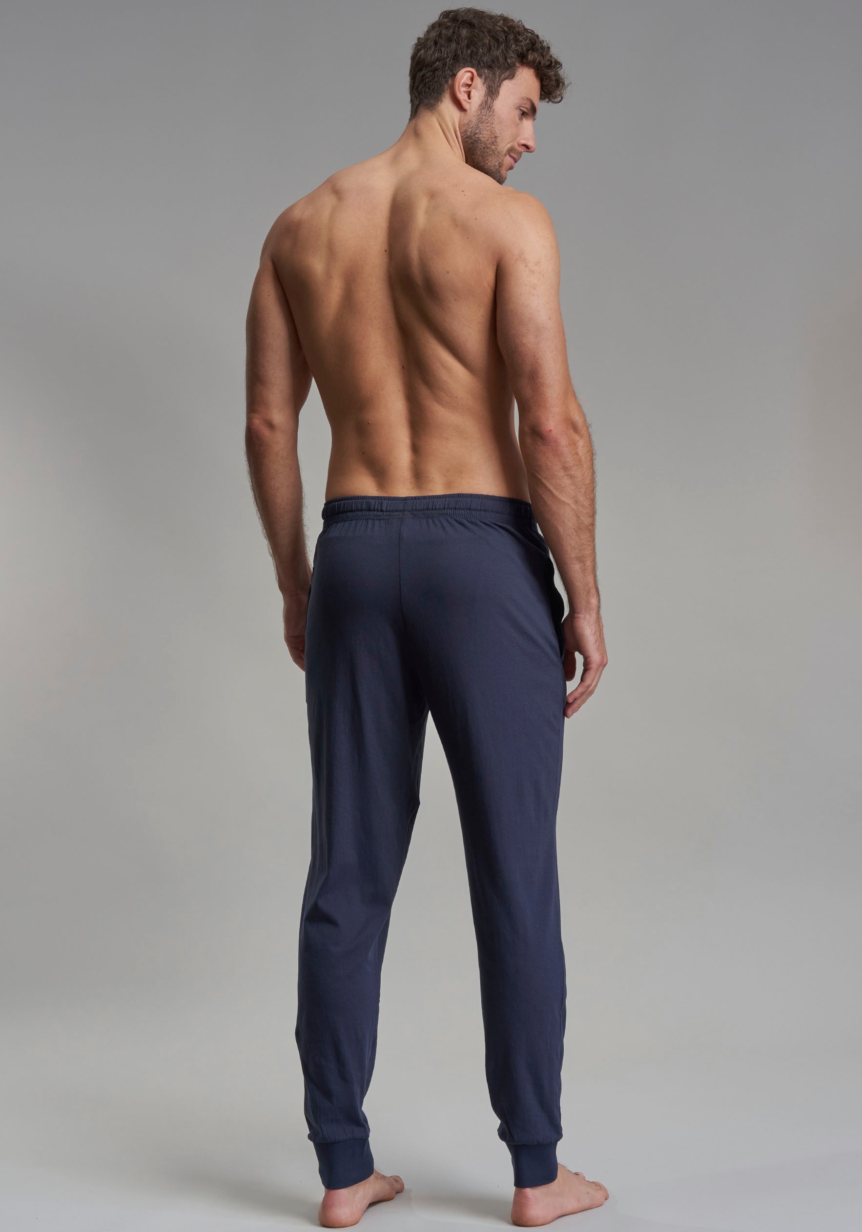 Thumbnail - GÖTZBURG Loungehose "New York" Baumwolle, Seitentaschen, bequem, basic, weich, atmungsaktiv