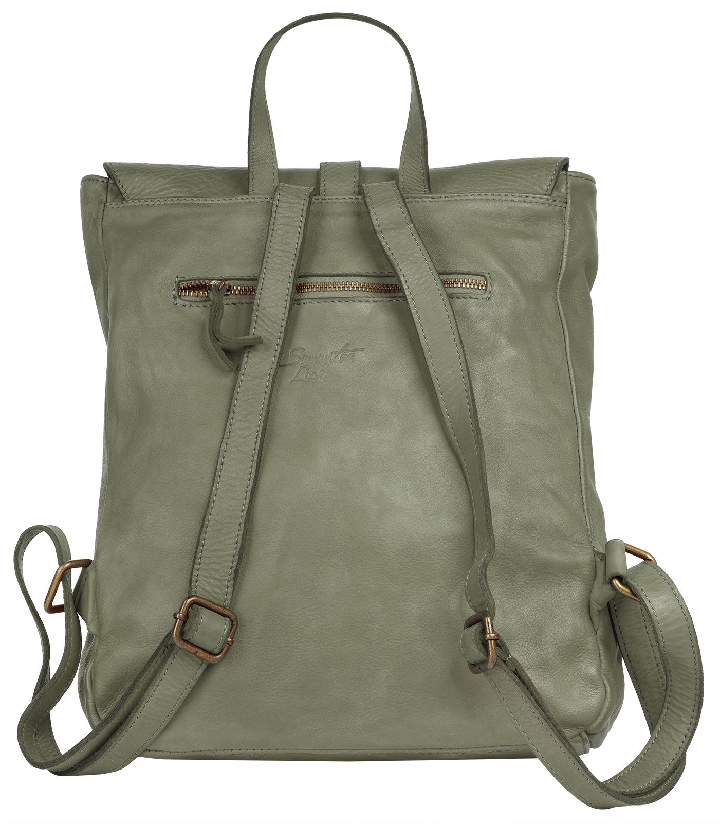 Samantha Look Cityrucksack, Echt Leder, Made in Italy