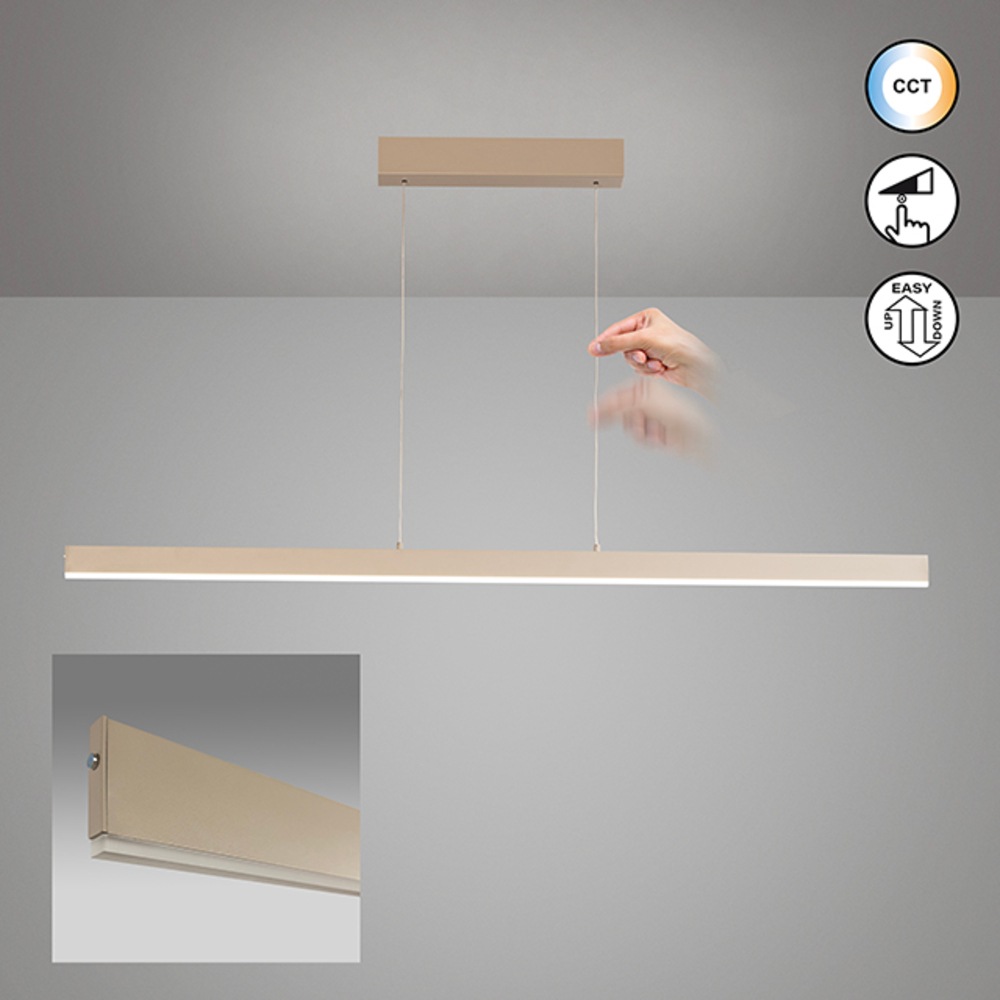 FISCHER & HONSEL Pendelleuchte »Silvano« LED-Board 1 Stk. höhenverstellbar mit Kabellift