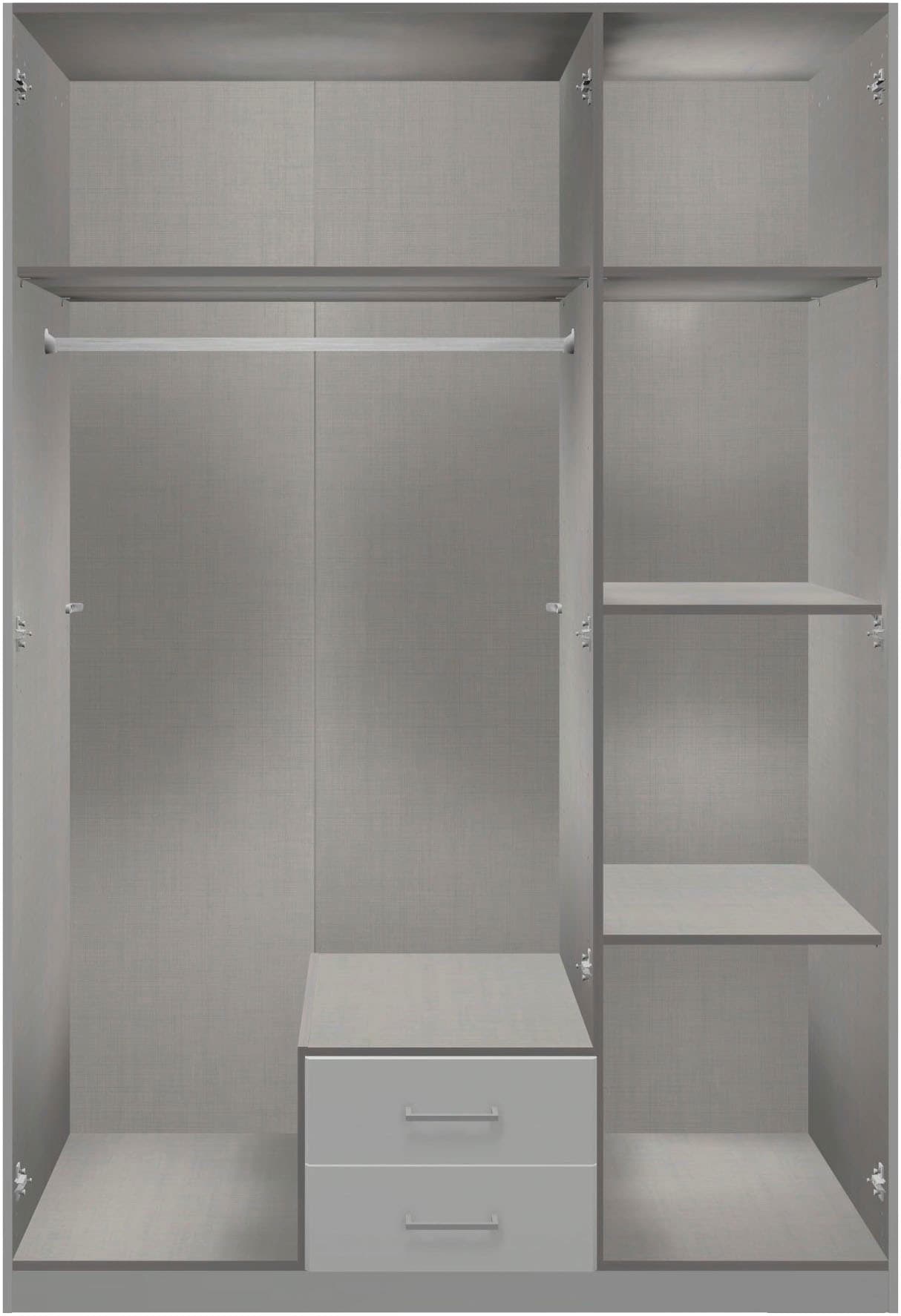 Wimex Drehtürenschrank »Texel in der Breite 135cm«, mit Metallgriffen