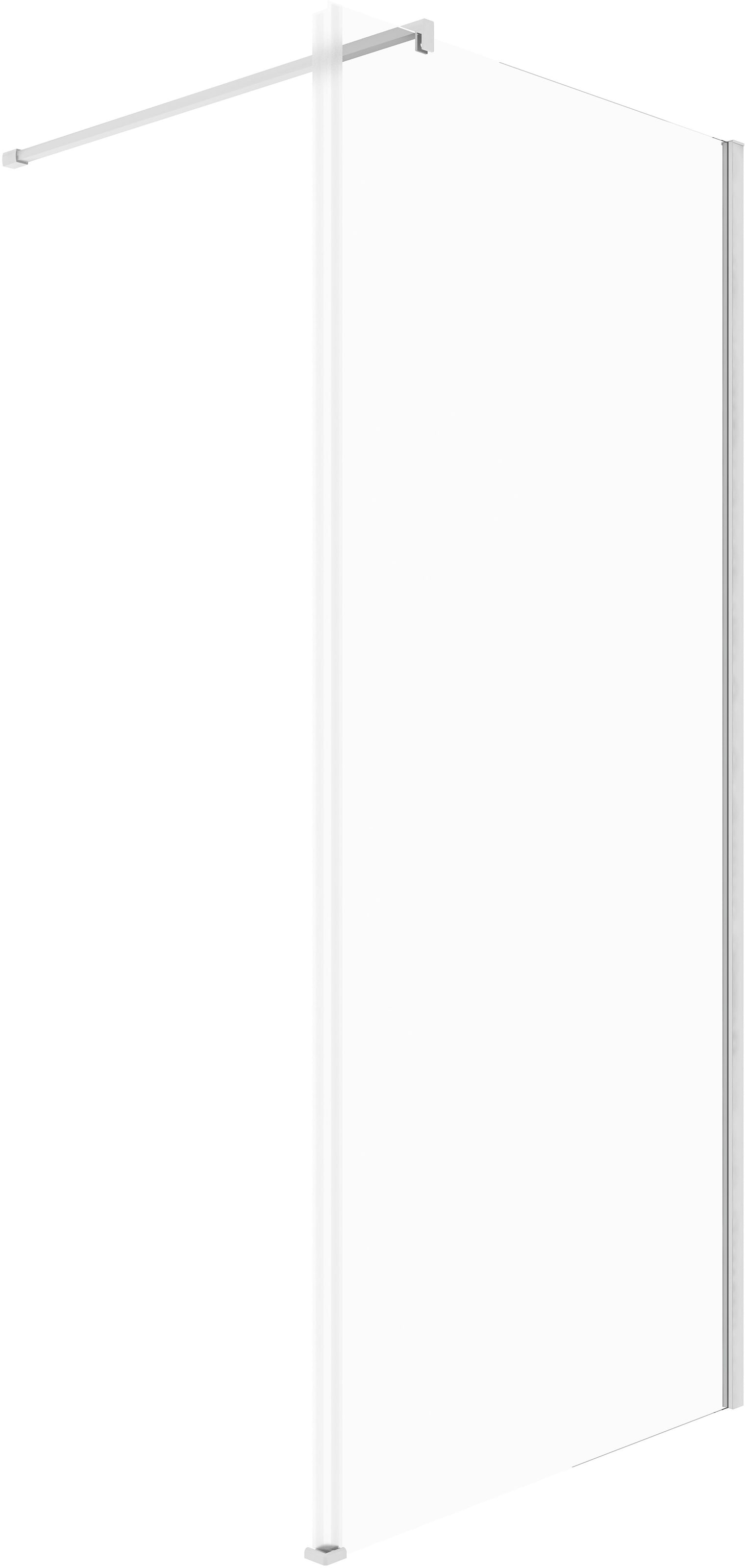 Marwell Walk-in-Dusche »YORK II« seitenverkehr aufbaubar, justierbares Wandprofil