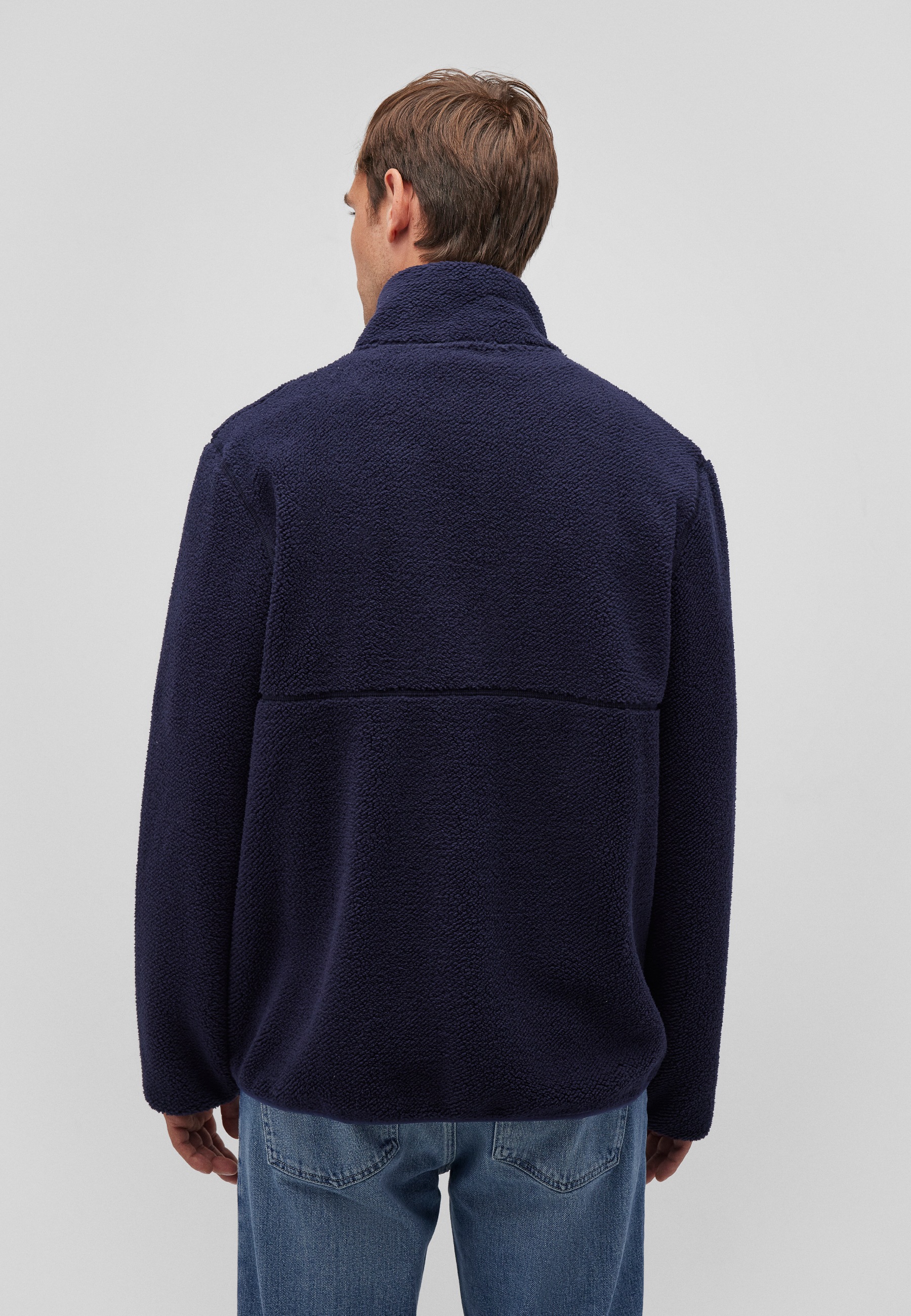 Mavi Longpullover »FULL ZIP SWEATSHIRT«, Jacke mit Teddystoff