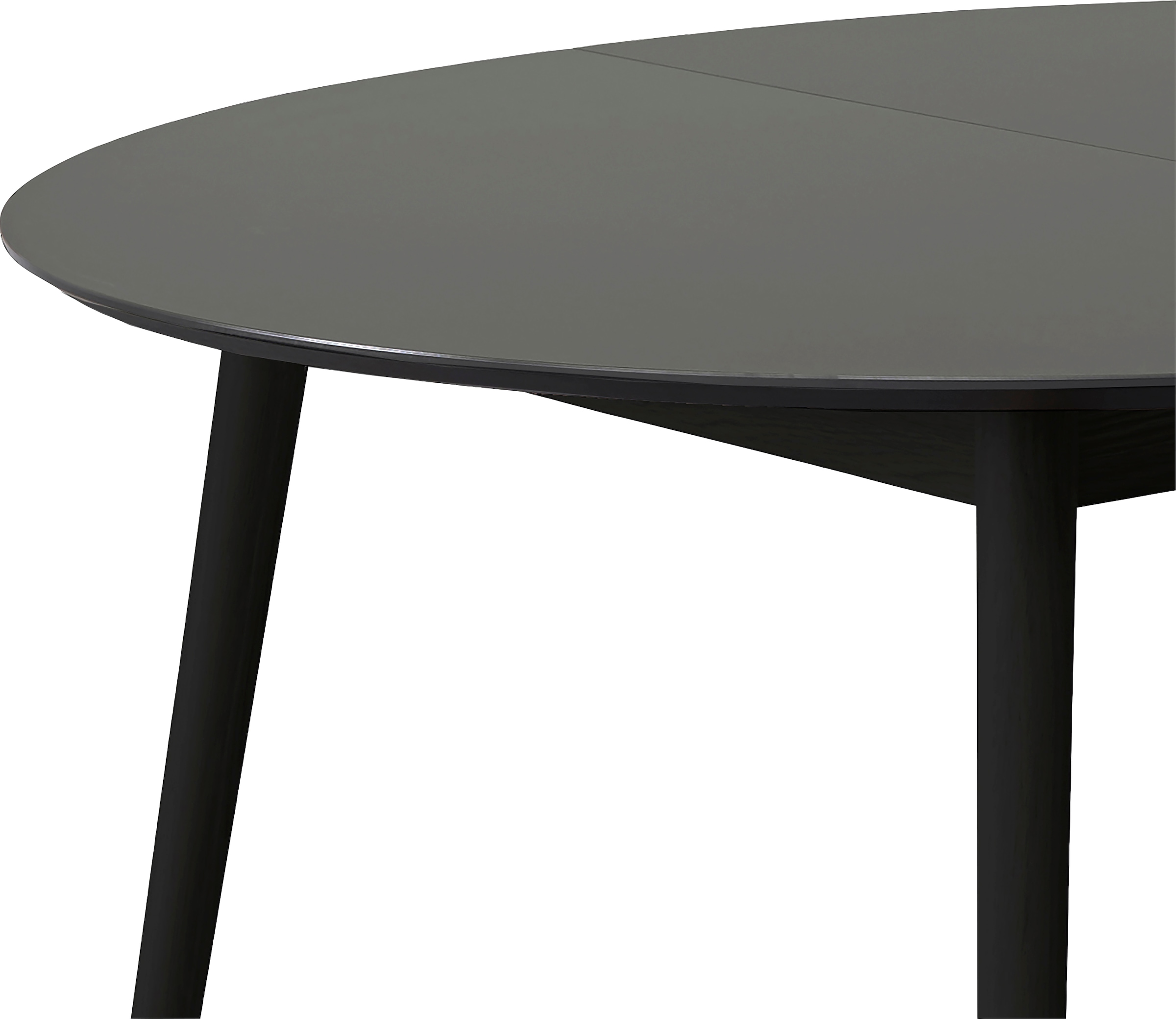 Hammel Furniture by »Meza BAUR Esstisch Ø135(231) cm, Tischplatte MDF/Laminat, aus | runde bestellen Hammel«, Massivholzgestell