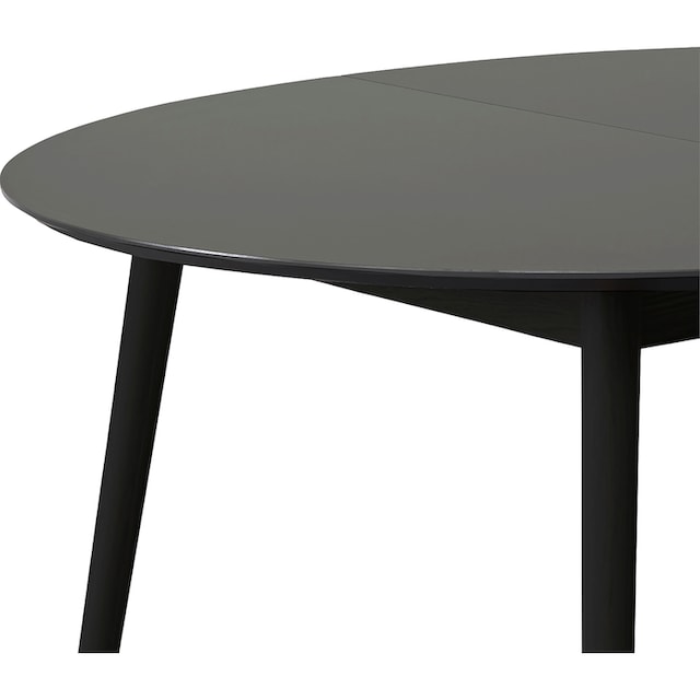 | Esstisch BAUR by cm, bestellen »Meza MDF/Laminat, Furniture Ø135(231) Massivholzgestell Hammel Tischplatte runde Hammel«, aus
