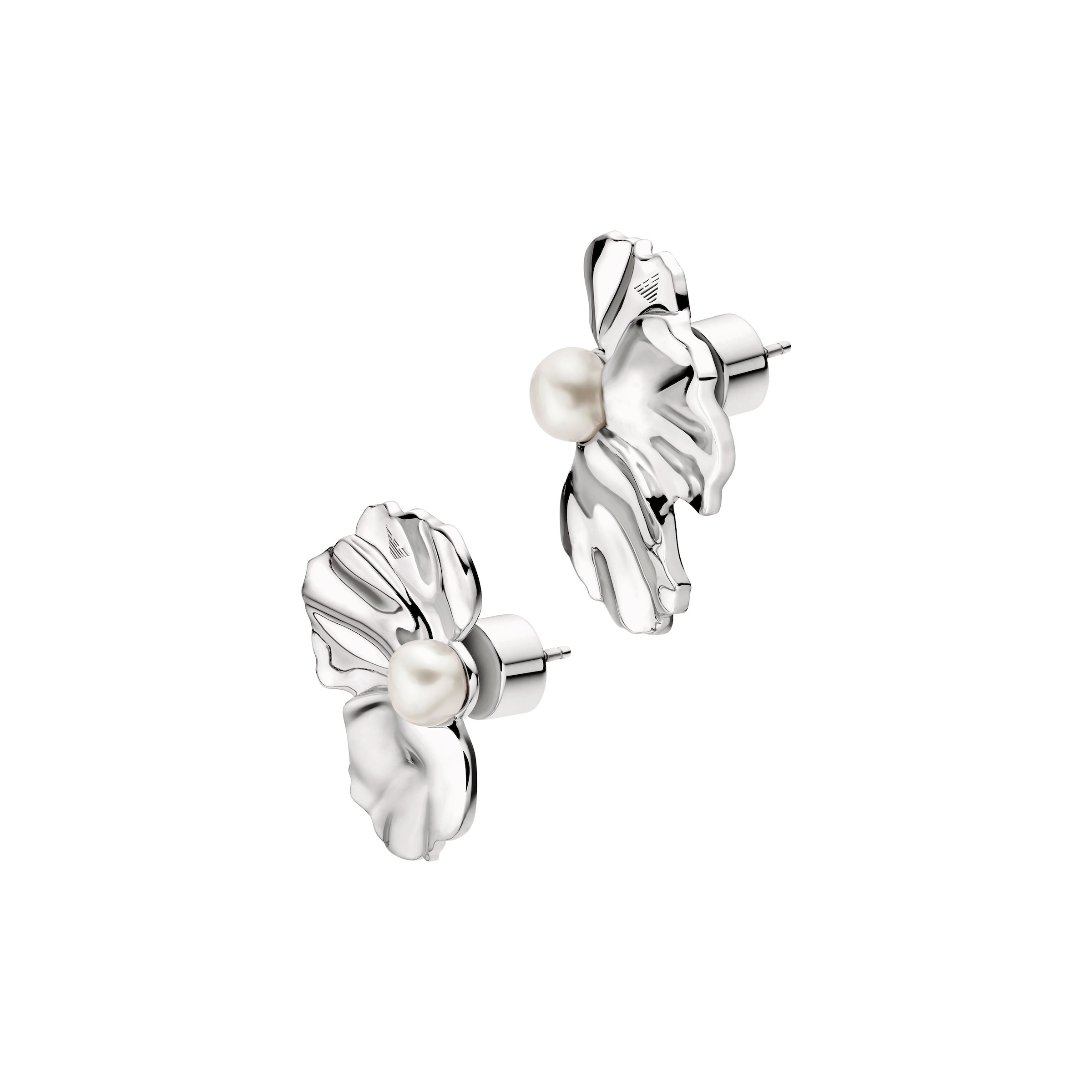 Emporio Armani Paar Ohrstecker »Schmuck Geschenk Metall« mit Süßwasserzuchtperle