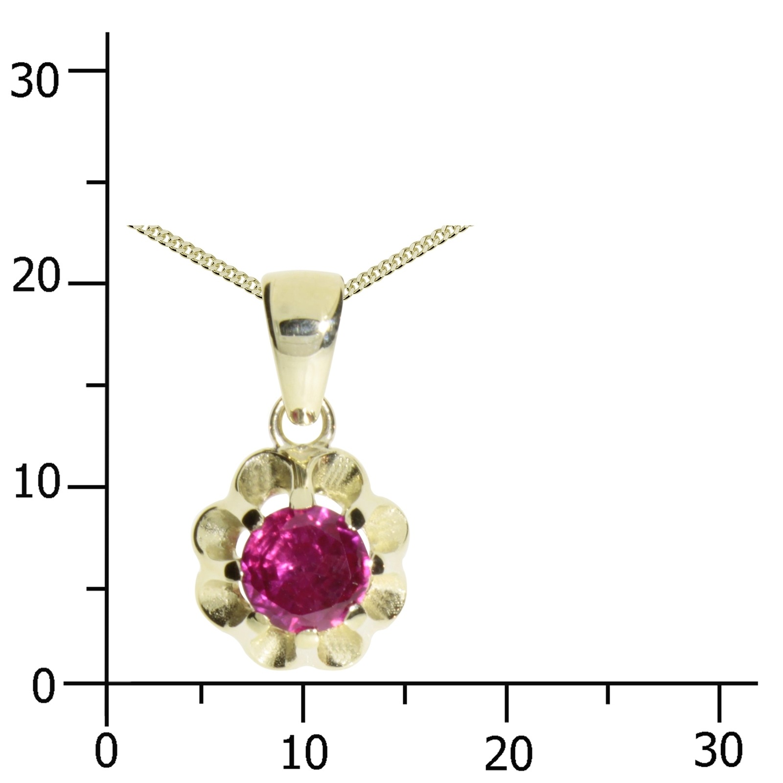 Ostsee-Schmuck Pia Necklace Yellow Gold 42cm 2