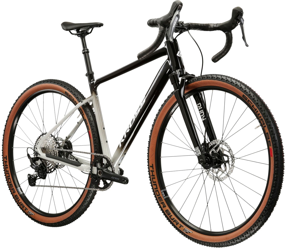 KROSS Gravelbike "Esker LTD", 53cm, 28 Zoll (71,12cm) hinten: 28 Zoll (71,12cm), schwarz, Fahrräder