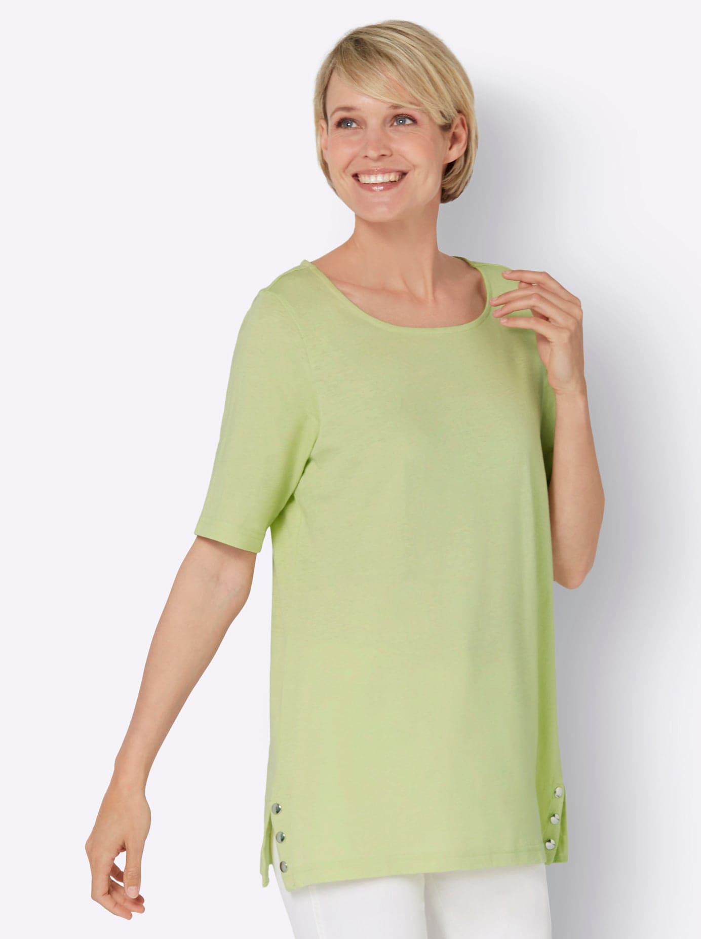 Classic Basics Kurzarmshirt "Kurzarm-Shirt" 1 Stk. tlg. günstig online kaufen