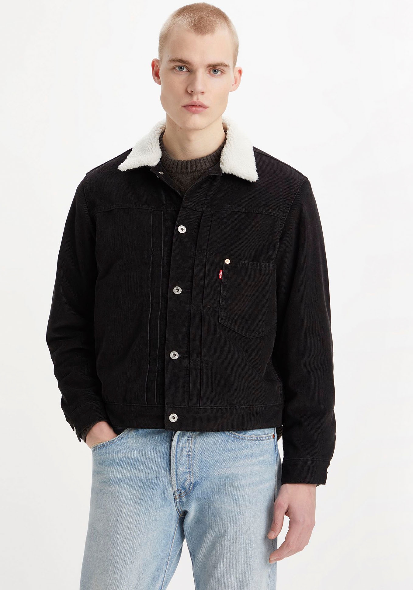 Levis Cordjacke "LINED TYPE I TRUCKER", ohne Kapuze günstig online kaufen