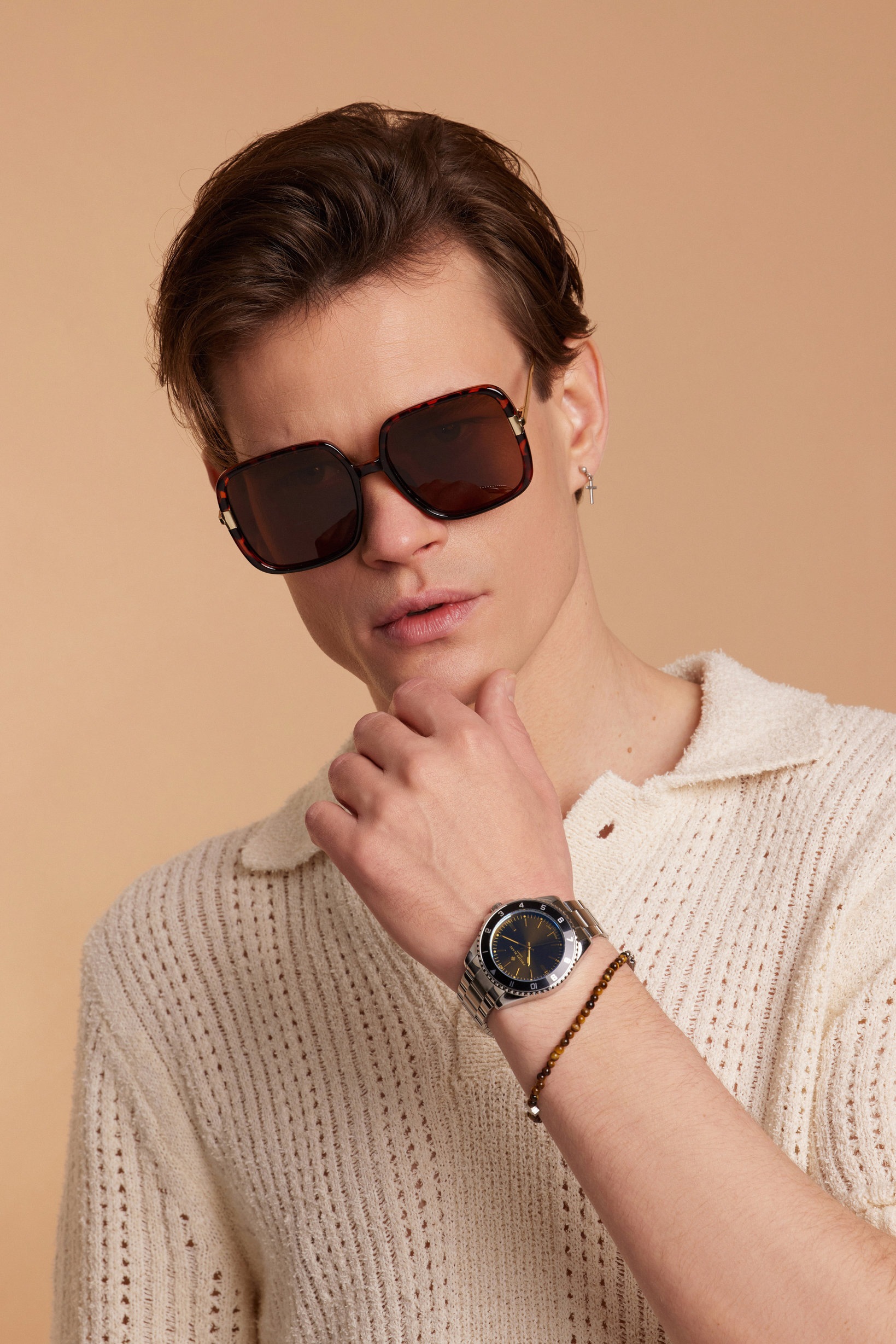 PHILIPP BLANC Sonnenbrille »PA03-02« Glass 0.74MM Polarized Lens UV400，CAT3.0