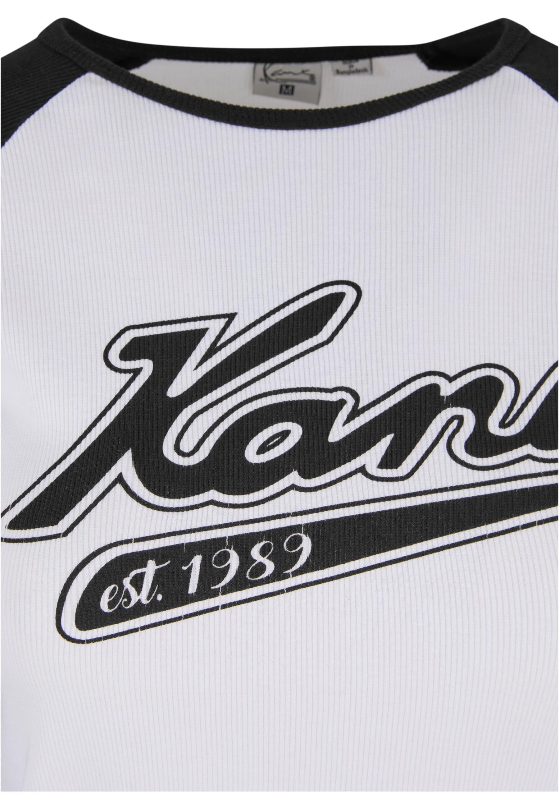 Karl Kani T-Shirt »Karl Kani Damen KW241-043-3 KK Varsity Crop Block Rib Ls«, (1 tlg.)