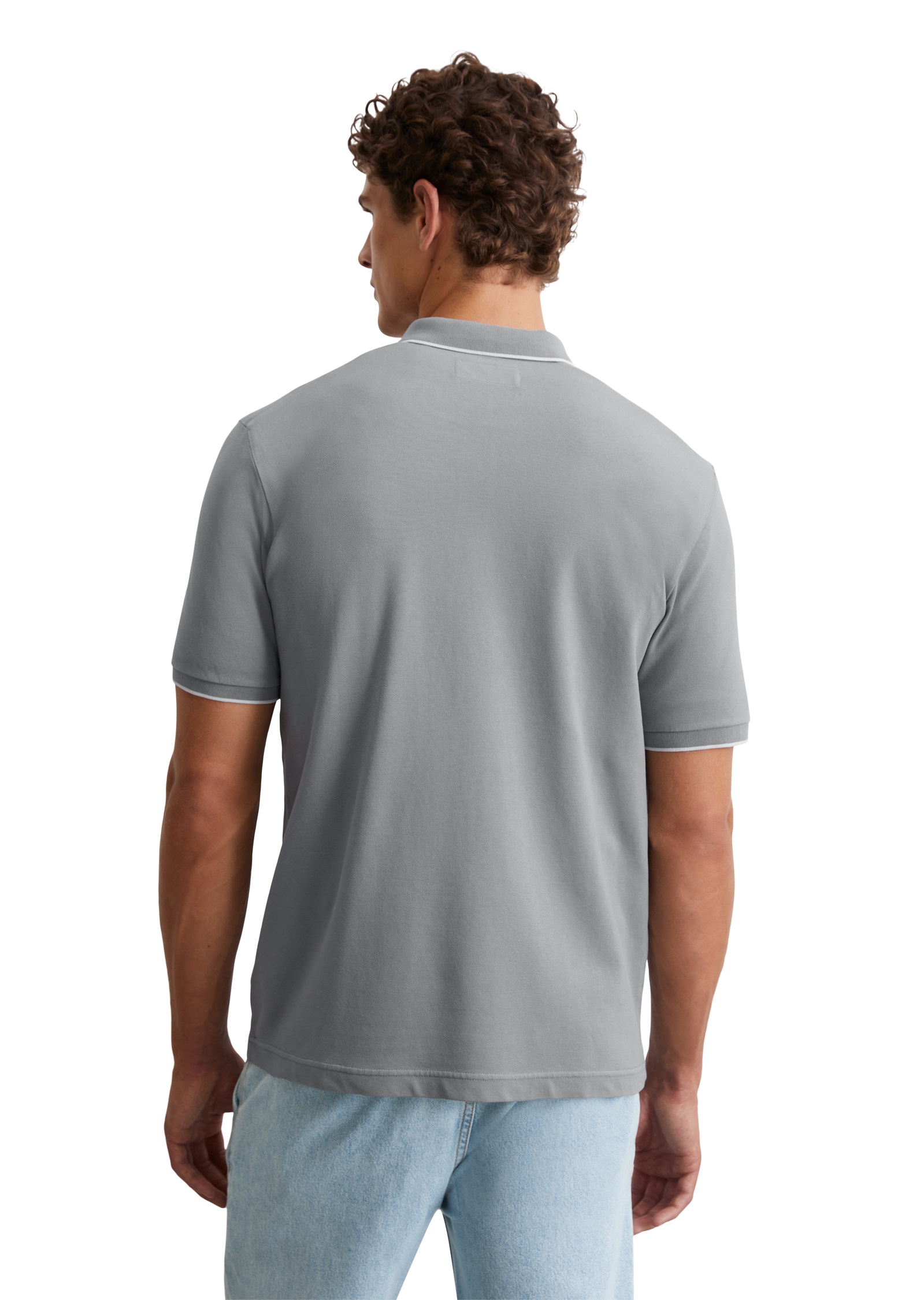 Marc O'Polo Poloshirt »aus Bio-Baumwoll-Mix«