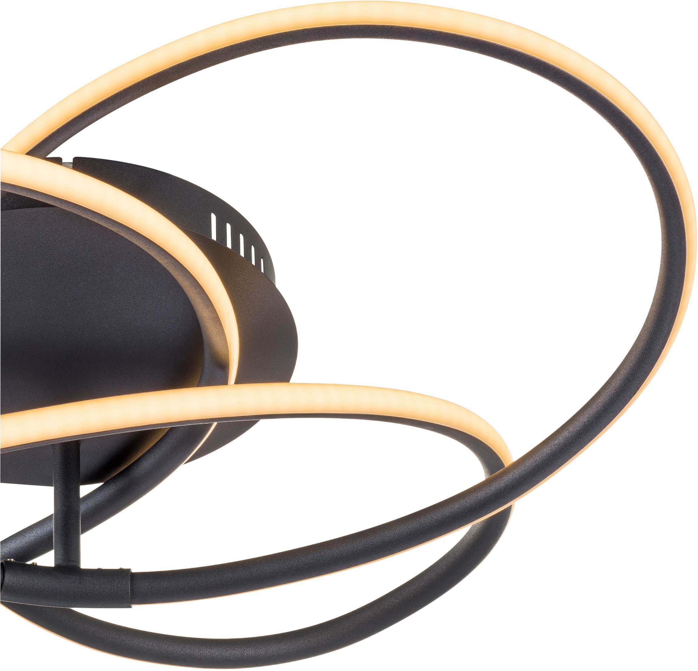 GLOBO LIGHTING LED Deckenleuchte »PANDA«, Leuchtmittel LED-Modul | LED fest integriert, Deckenlampe/Wohnzimmer/Schlafzimmer/modern