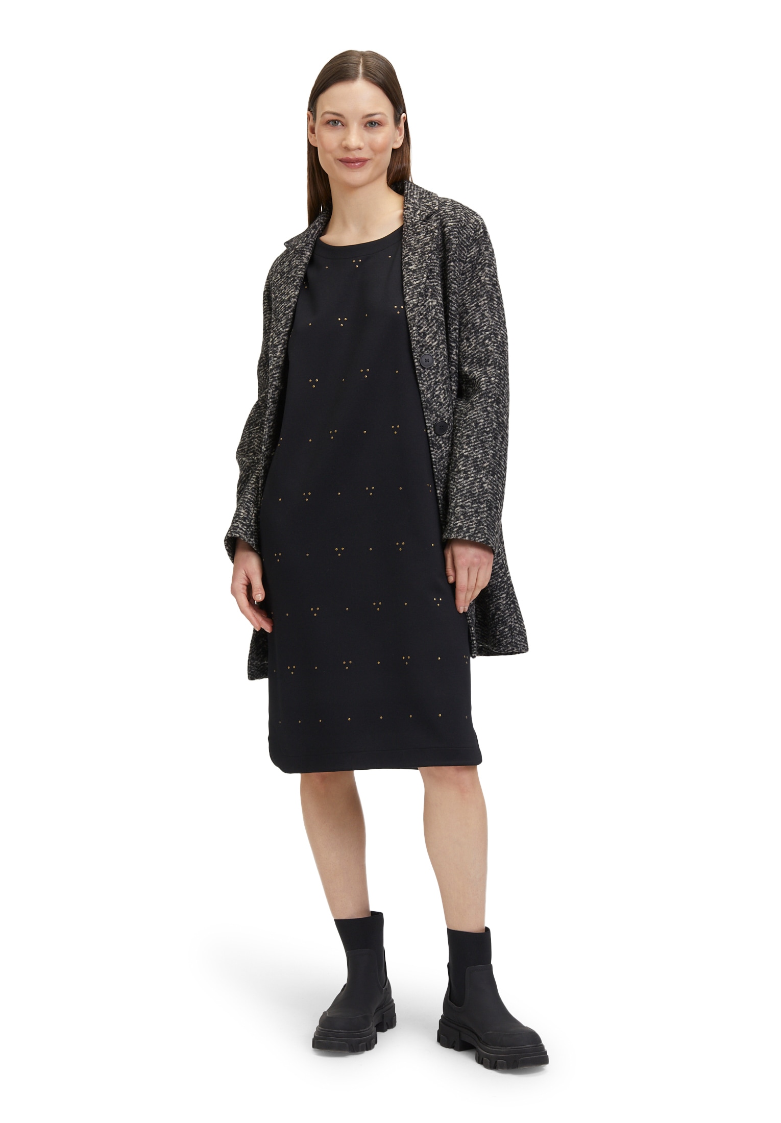 Betty&Co Jerseykleid »Betty & Co Damen Jerseykleid mit Nieten«, Niete