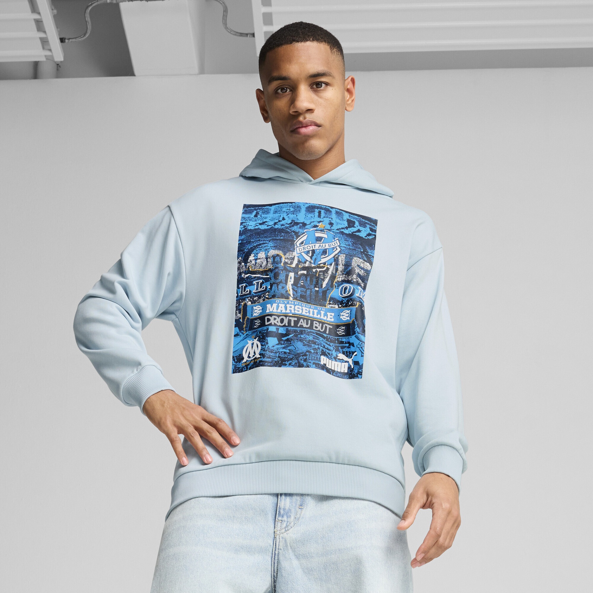 PUMA Hoodie »Olympique de Marseille ftblNRGY+ Hoodie Herren«