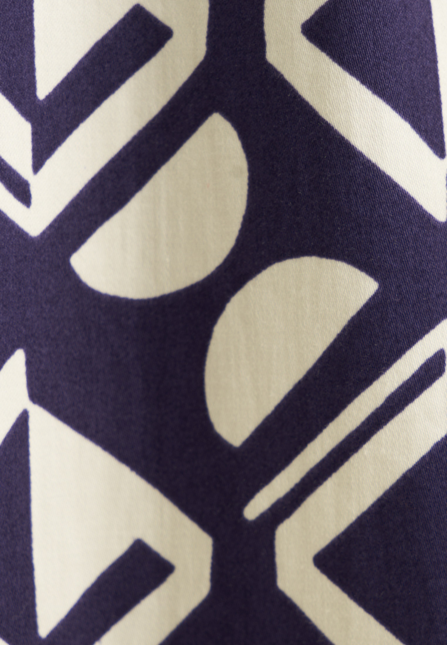 seidensticker Sommerkleid »Schwarze Rose«, 3/4-Arm Kragen Geometrische Muster