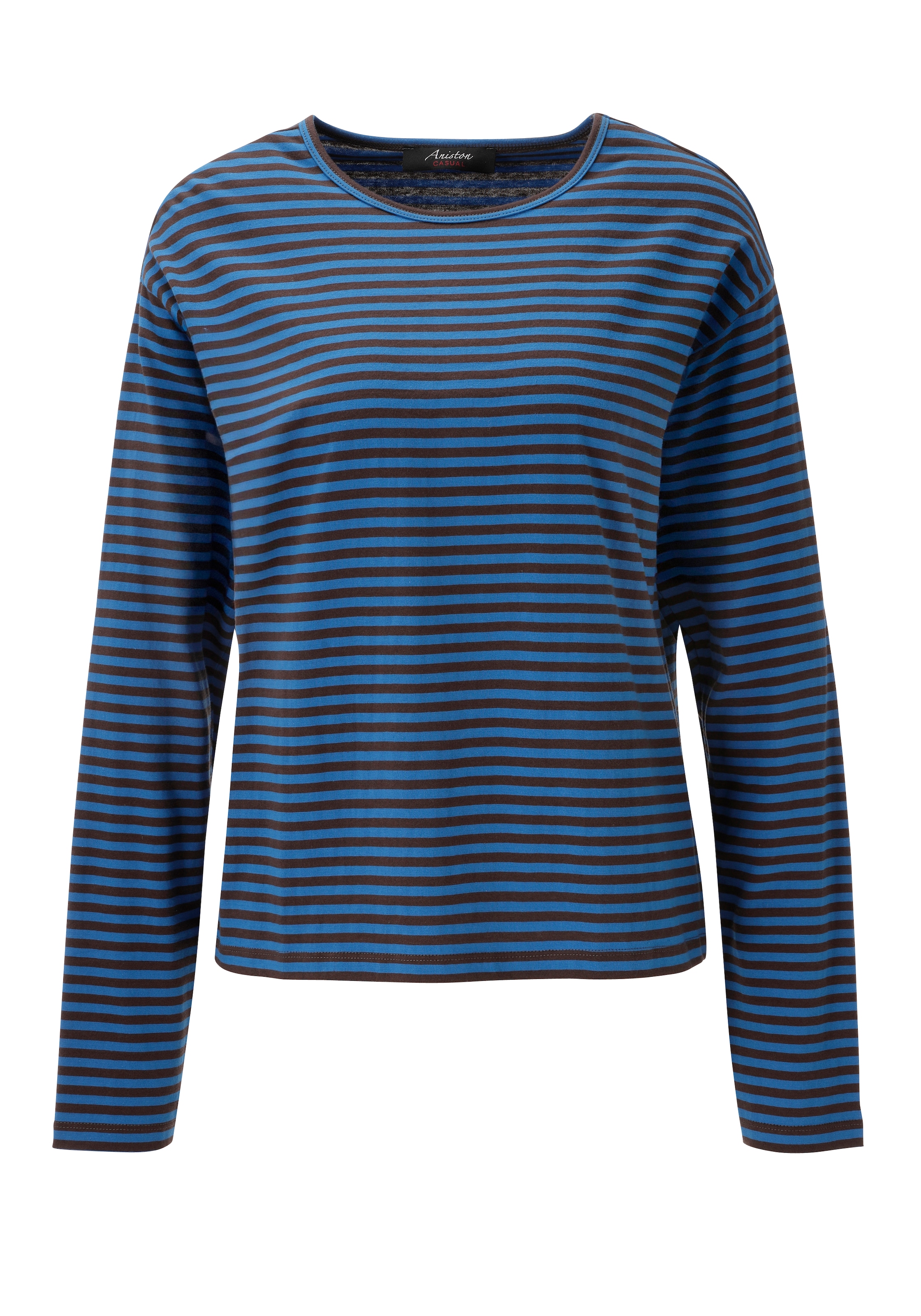 Aniston CASUAL Langarmshirt im trendfarbenen Ringel-Dessin - NEUE KOLLEKTION