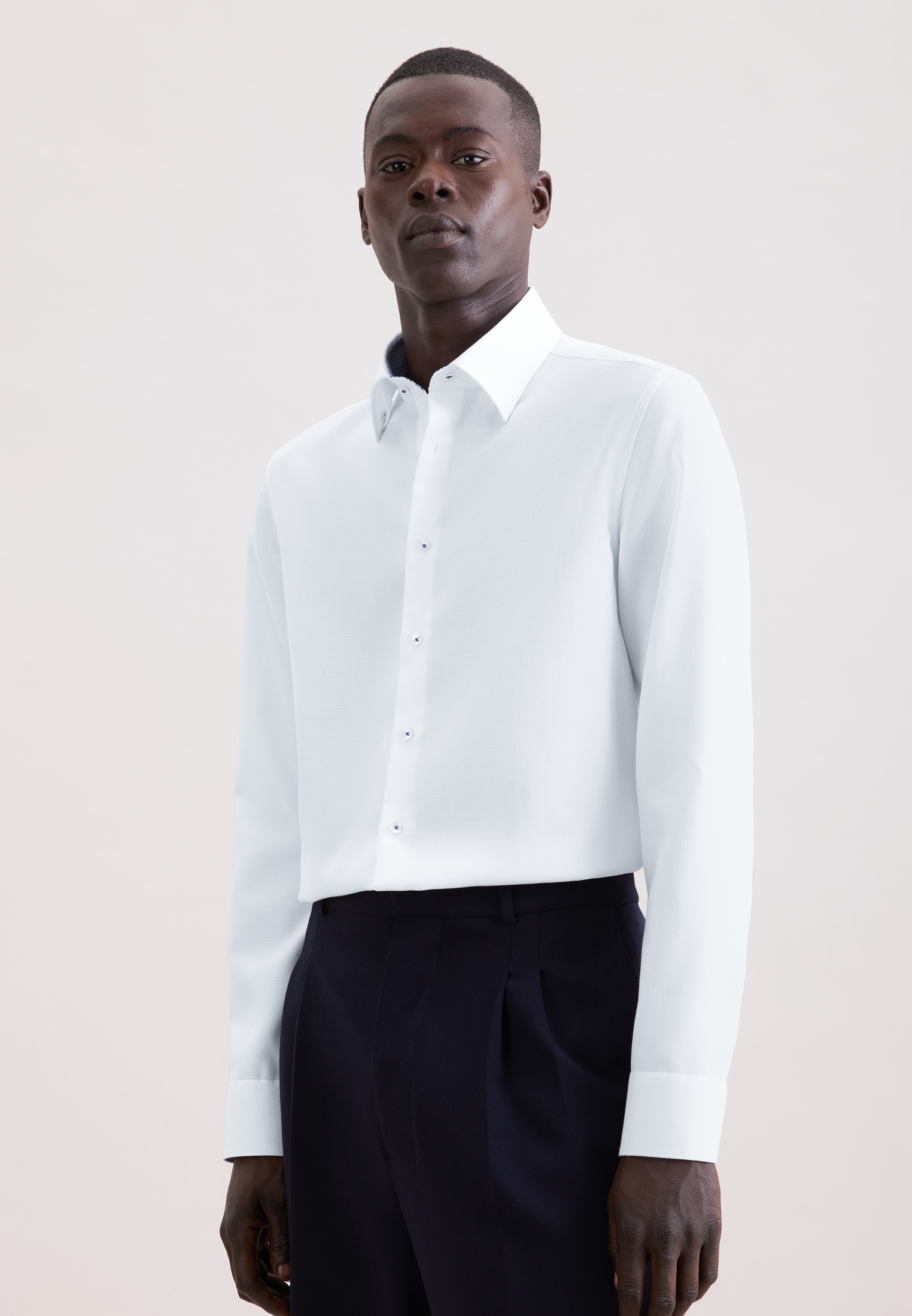 seidensticker Businesshemd "Schwarze Rose" Shaped 1/1 Covered-Button-Down-K günstig online kaufen