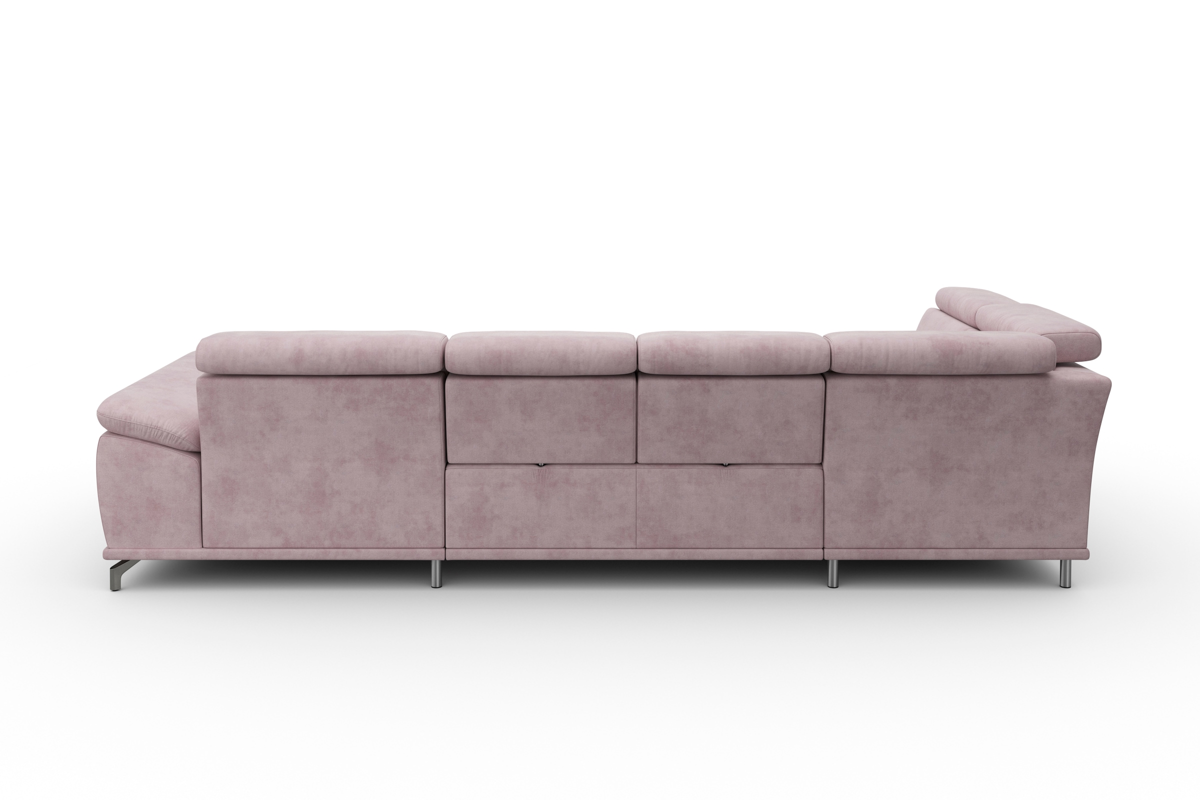 sit&more Wohnlandschaft »Cabrio U-Form, mit Sitztiefenverstellung, Arm- und Kopfteilverstellung«, 3 Nierenkissen, Federkern, optional Bettfunktion und Stauraum