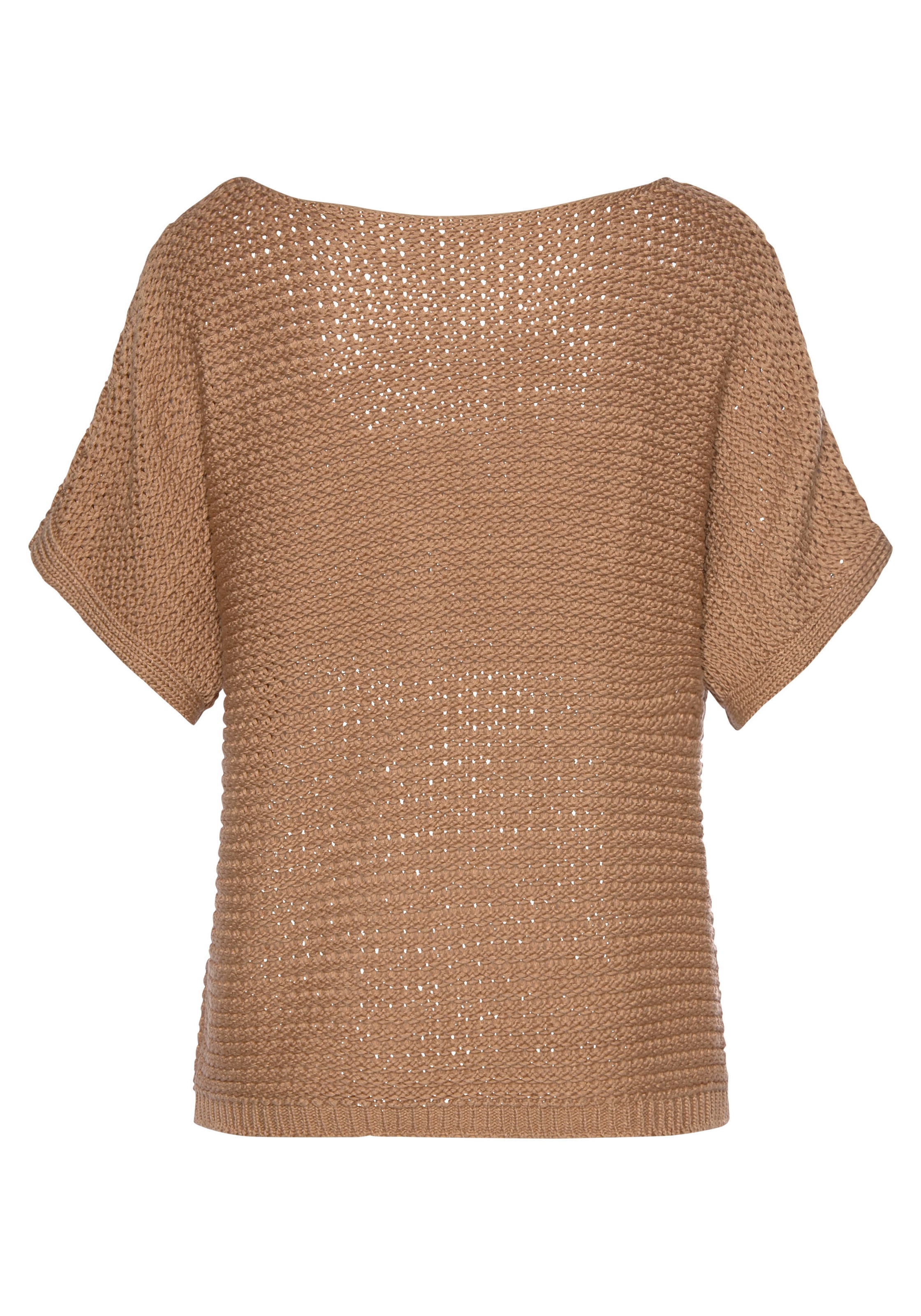 LASCANA in luftigem Ajourstrick, Strickpullover, sommerlich