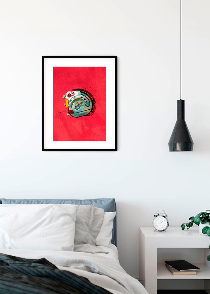 Komar Bild »Star Wars Classic Helmets Rebel Pilot«, Star Wars, (1 St.), Wandbild zur Dekoration im Kinderzimmer - ohne Rahmen