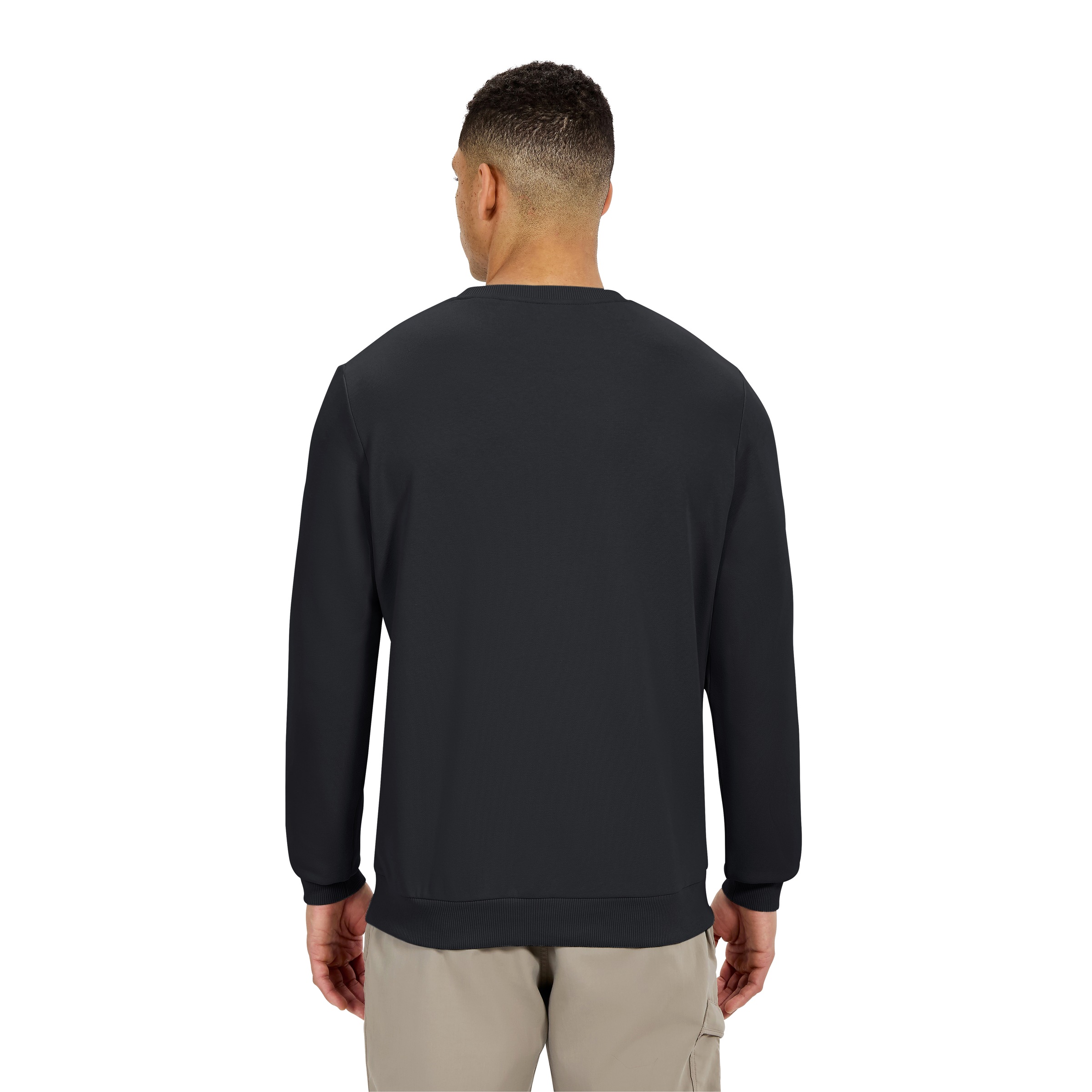 Berghaus Longsleeve »M LOGO CREW LIGHT« superwarme Schicht, sportlicher Stil, Rundhalsausschnitt