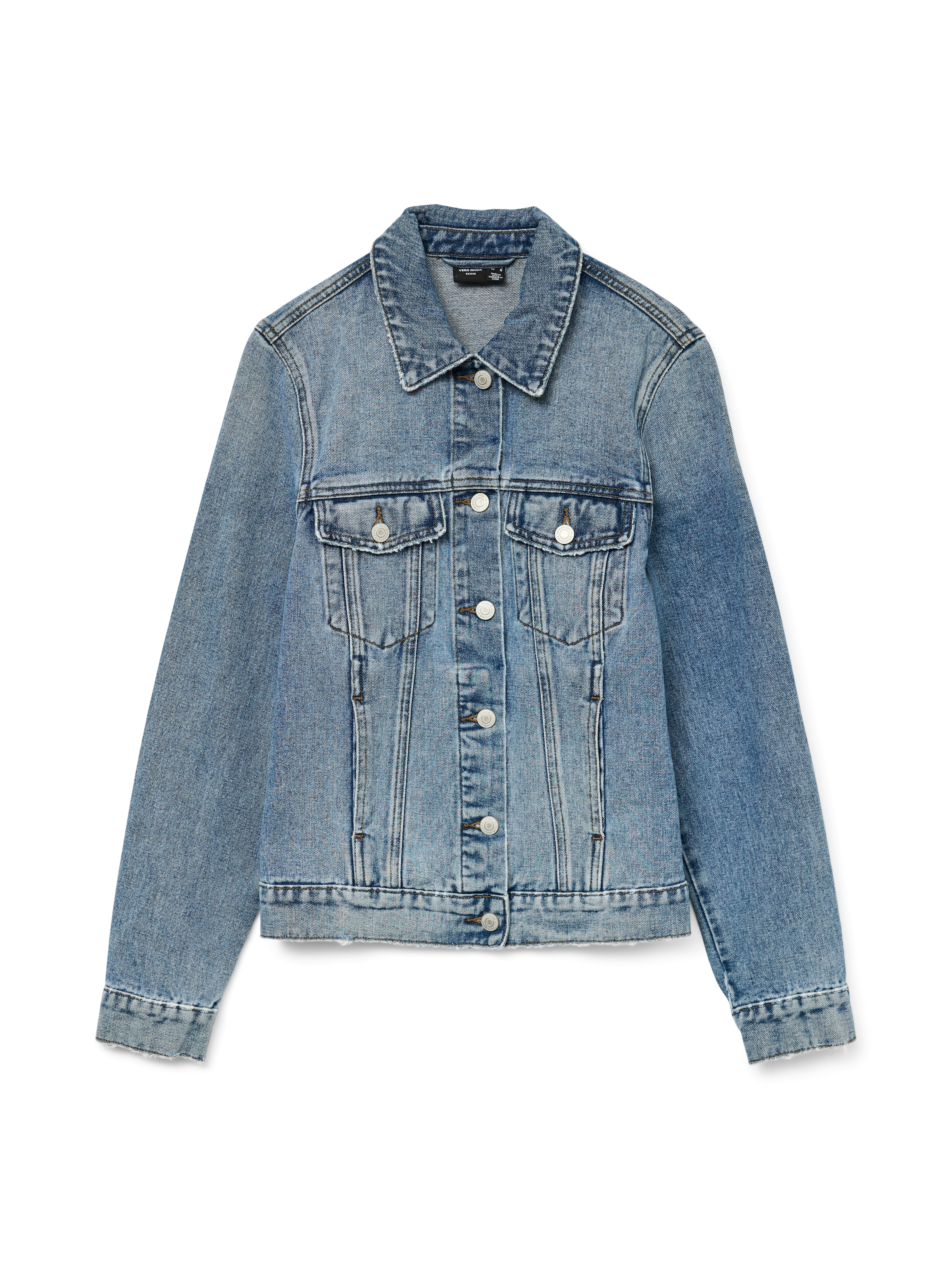 Vero Moda Jeansjacke »VMZORICA LS DENIM JACKET MIX NOOS«, mit leichten Destroyed Effekten