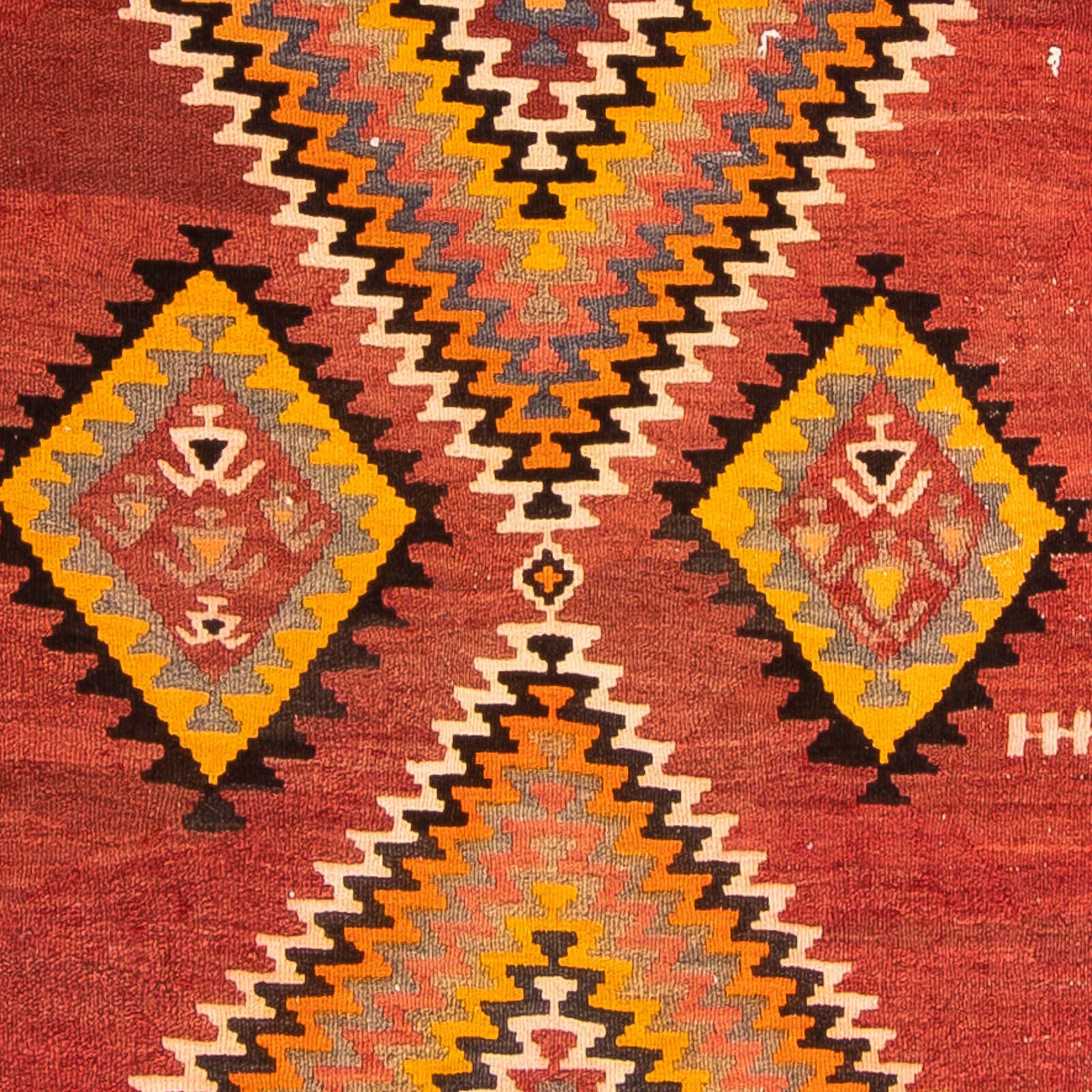 morgenland Wollteppich »Kelim - Old - 310 x 127 cm - mehrfarbig«, rechteckig, Wohnzimmer, Einzelstück