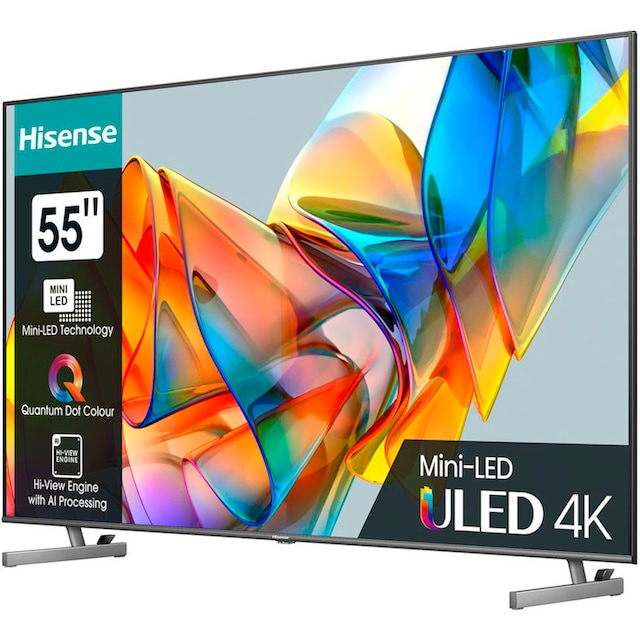 cm/55 Hisense | BAUR Ultra 4K HD, Zoll, »55U6KQ«, Mini-LED-Fernseher 139 Smart-TV