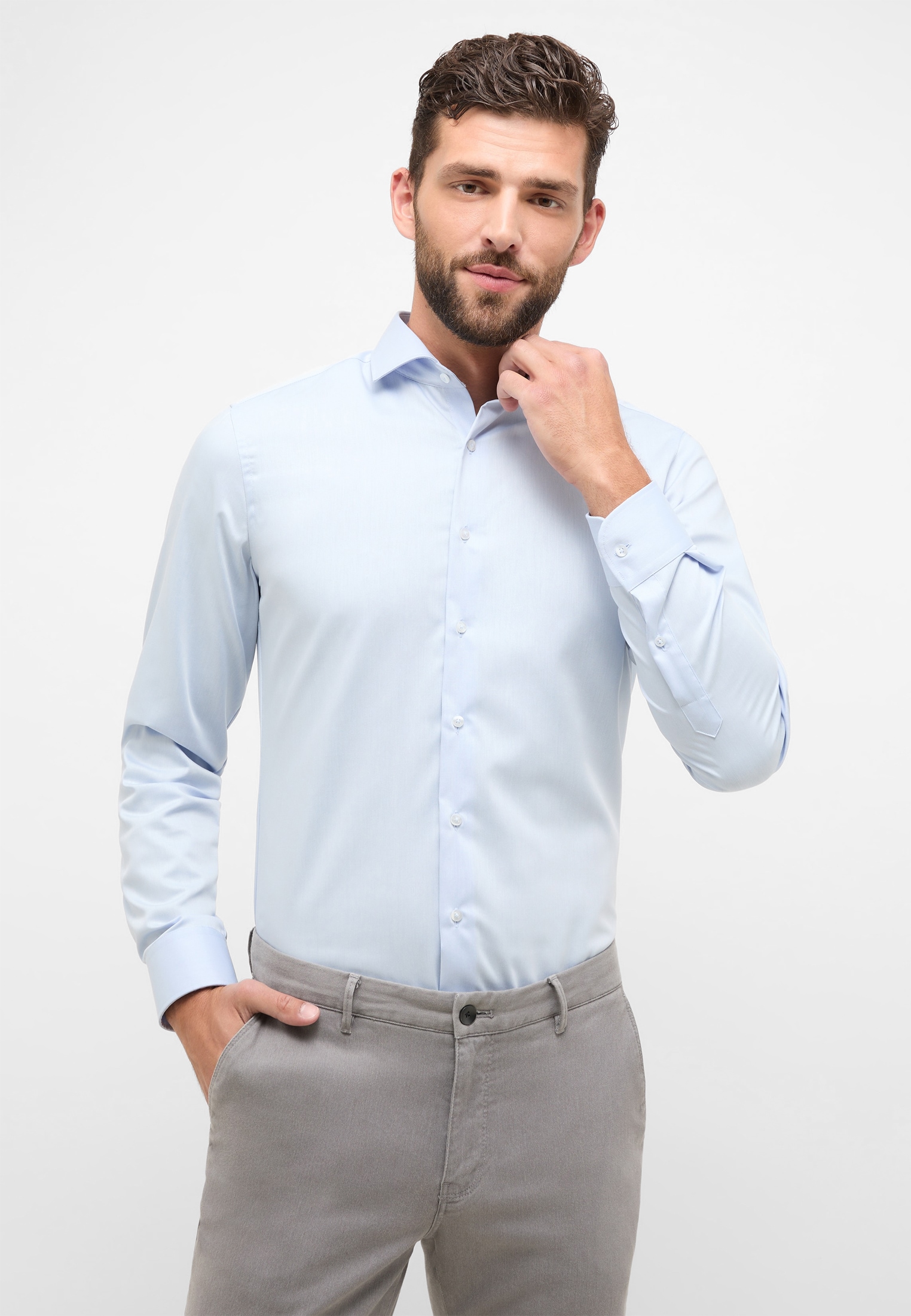 Eterna Langarmhemd "SLIM FIT" günstig online kaufen