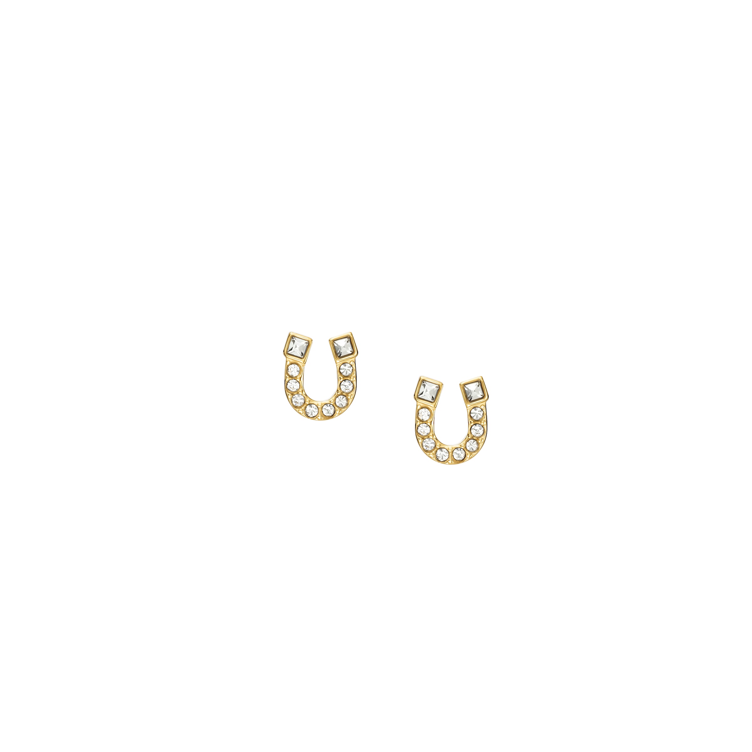 Fossil Paar Ohrstecker »Schmuck Geschenk Edelstahl Ohrringe SUTTON«, mit Glasstein