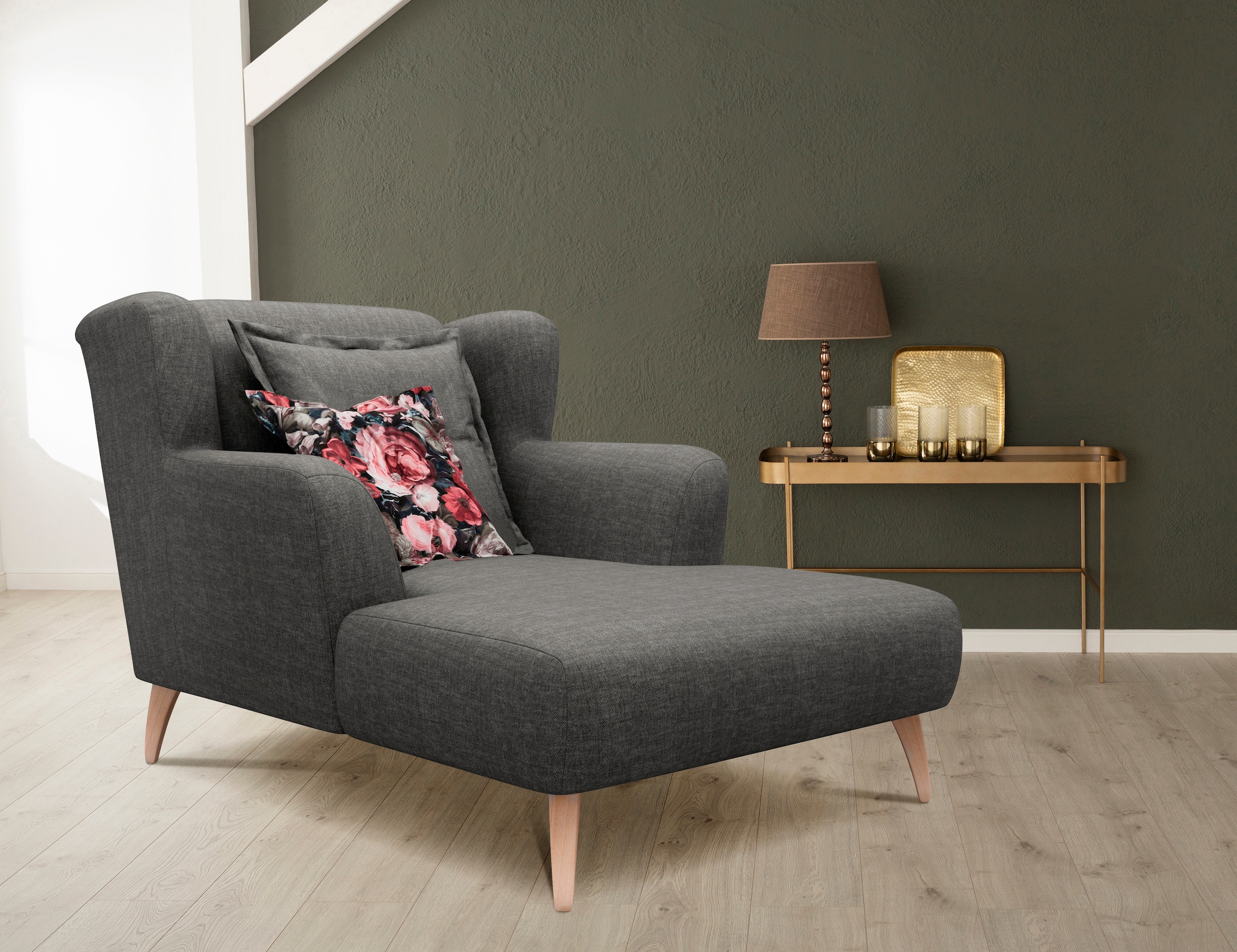 Home affaire Loveseat "Baggio Kuschel Mega Lounge Big Sessel" günstig online kaufen