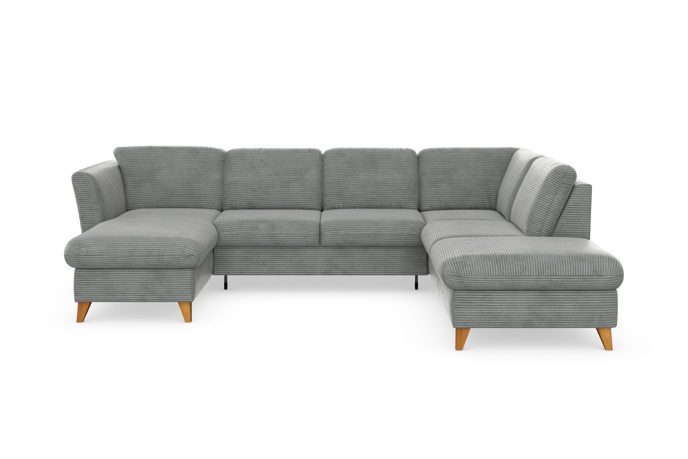 Home affaire Wohnlandschaft "Trelleborg U-Form" wahlweise mit Bettfunktion günstig online kaufen