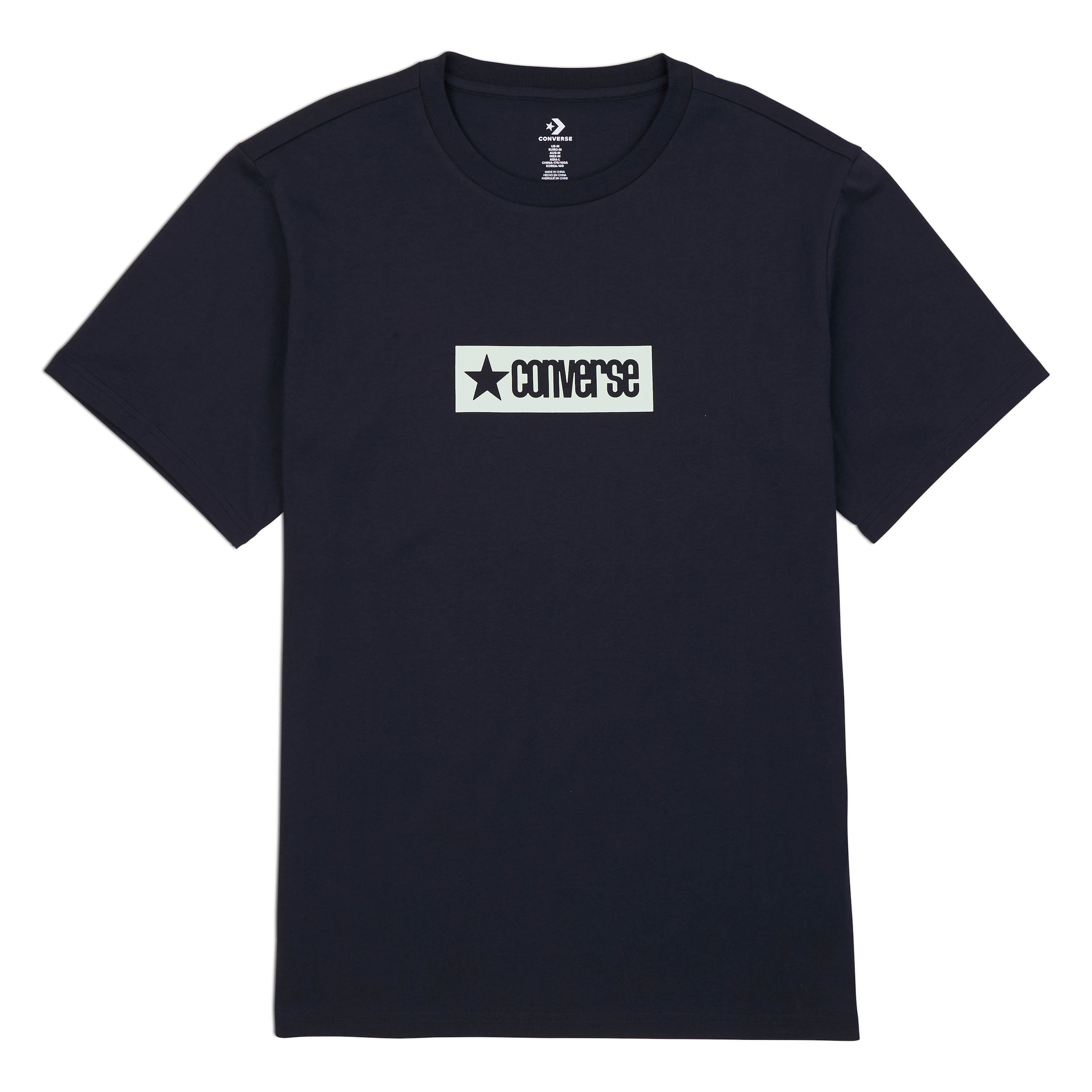 Converse T-Shirt "MENS CONVERSE RETRO BLOCK LOGO T-SHIRT" 1 Stk. tlg. günstig online kaufen
