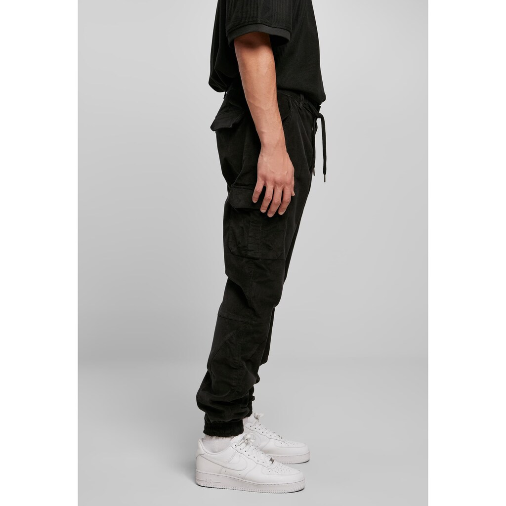 URBAN CLASSICS Jogginghose »Urban Classics Herren Corduroy Cargo Jogging Pants«, (1 tlg.)